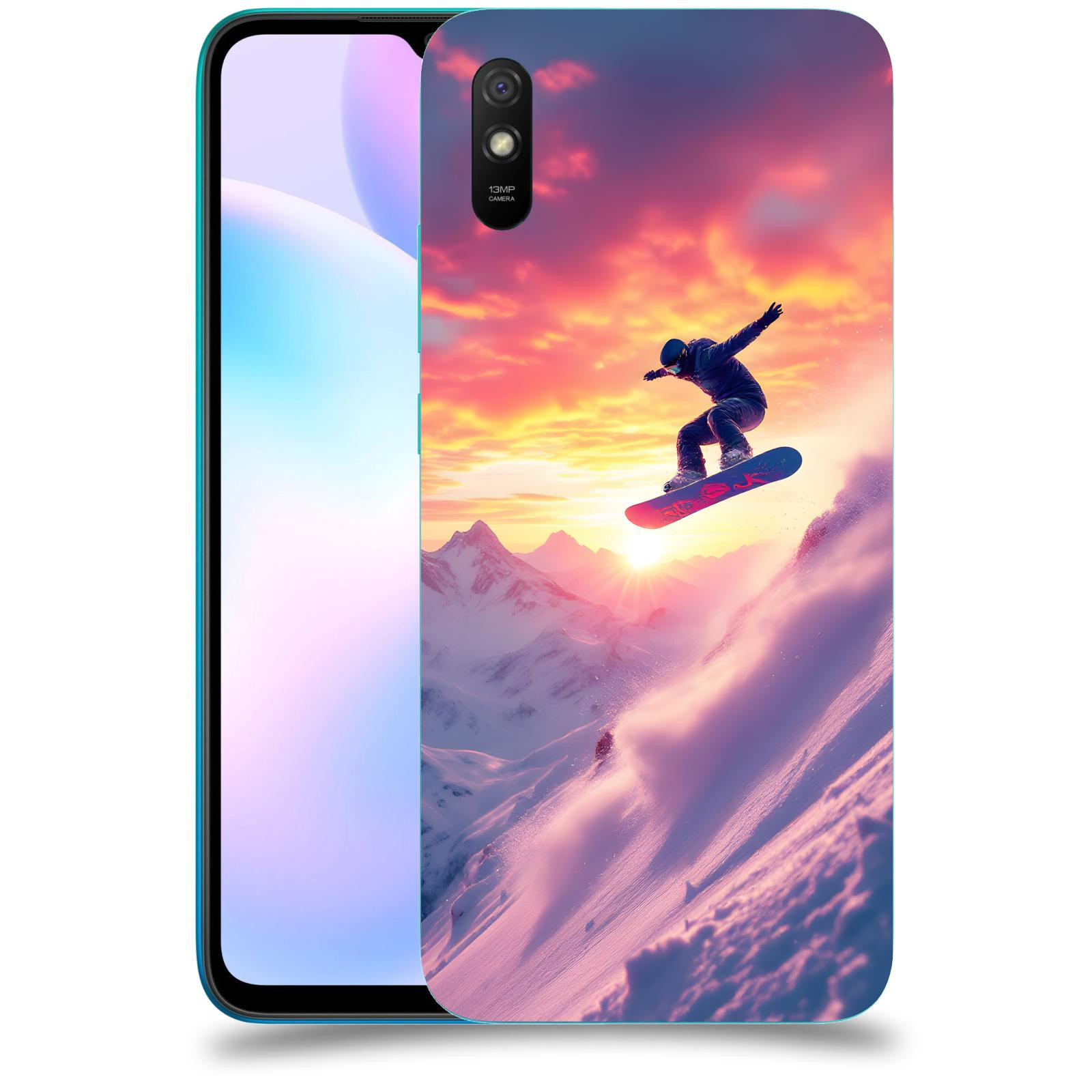ACOVER Kryt na mobil Xiaomi Redmi 9AT - Snowboard
