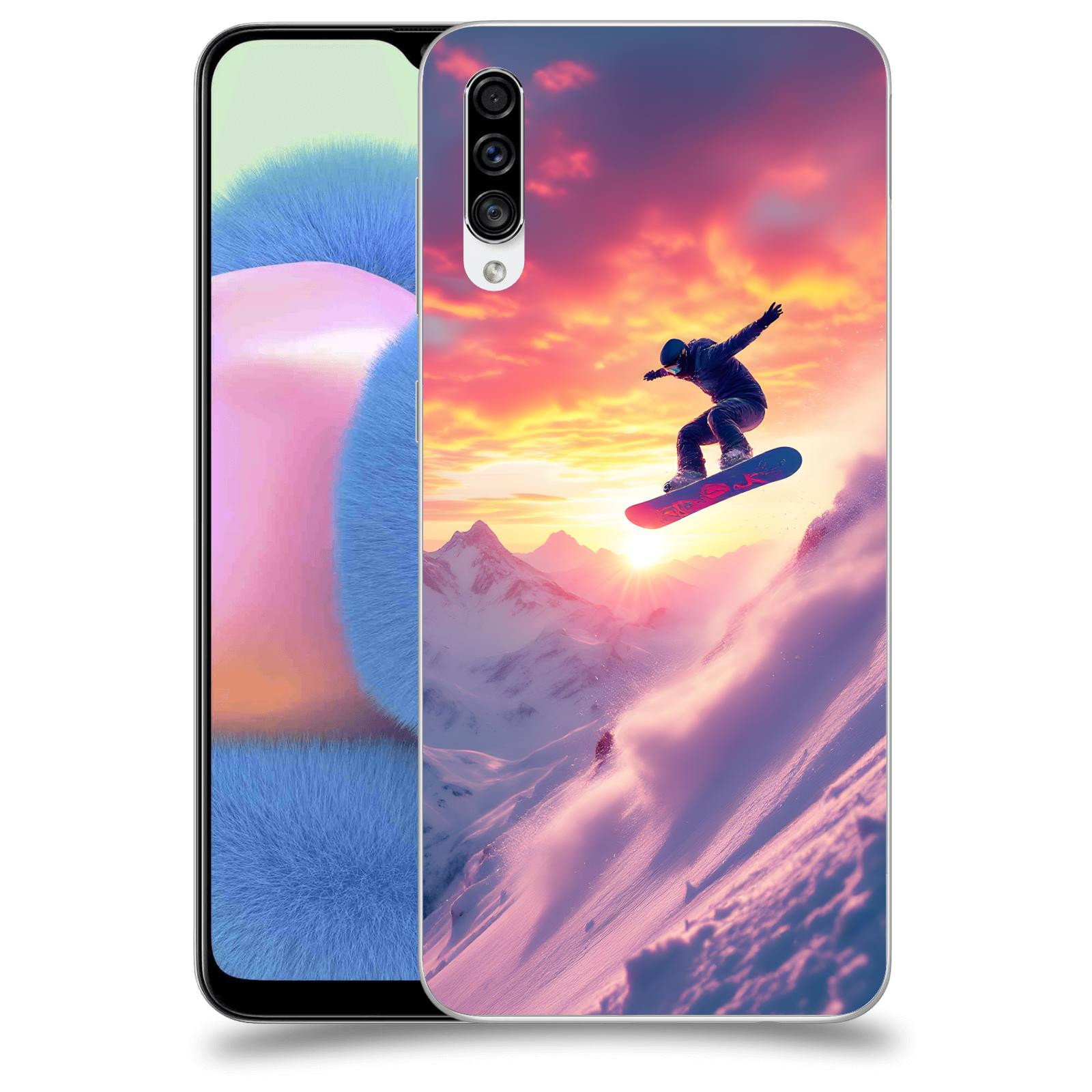 ACOVER Kryt na mobil Samsung Galaxy A30s A307F - Snowboard
