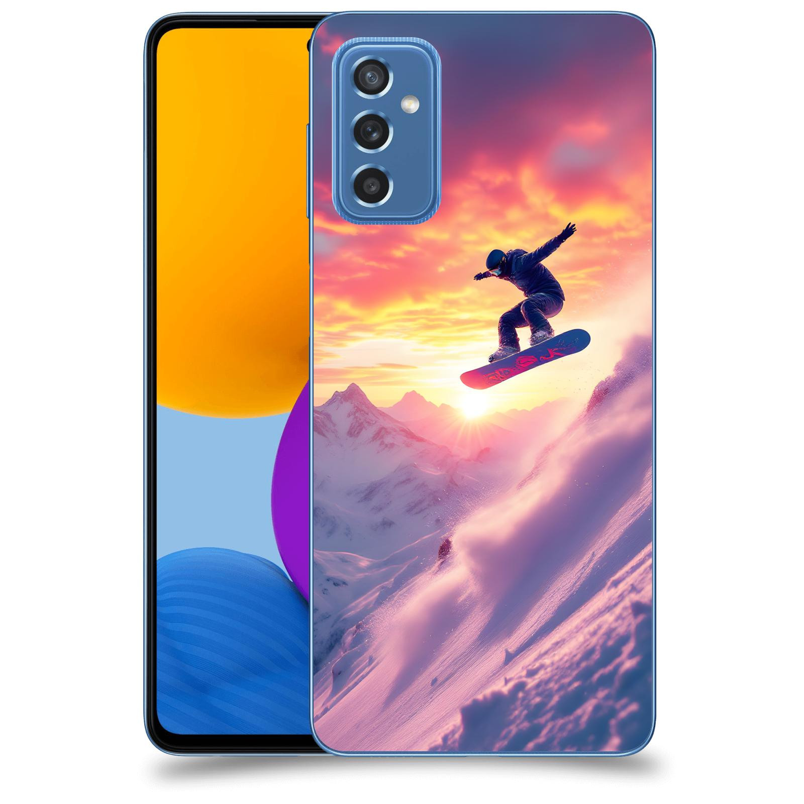 ACOVER Kryt na mobil Samsung Galaxy M52 5G - Snowboard