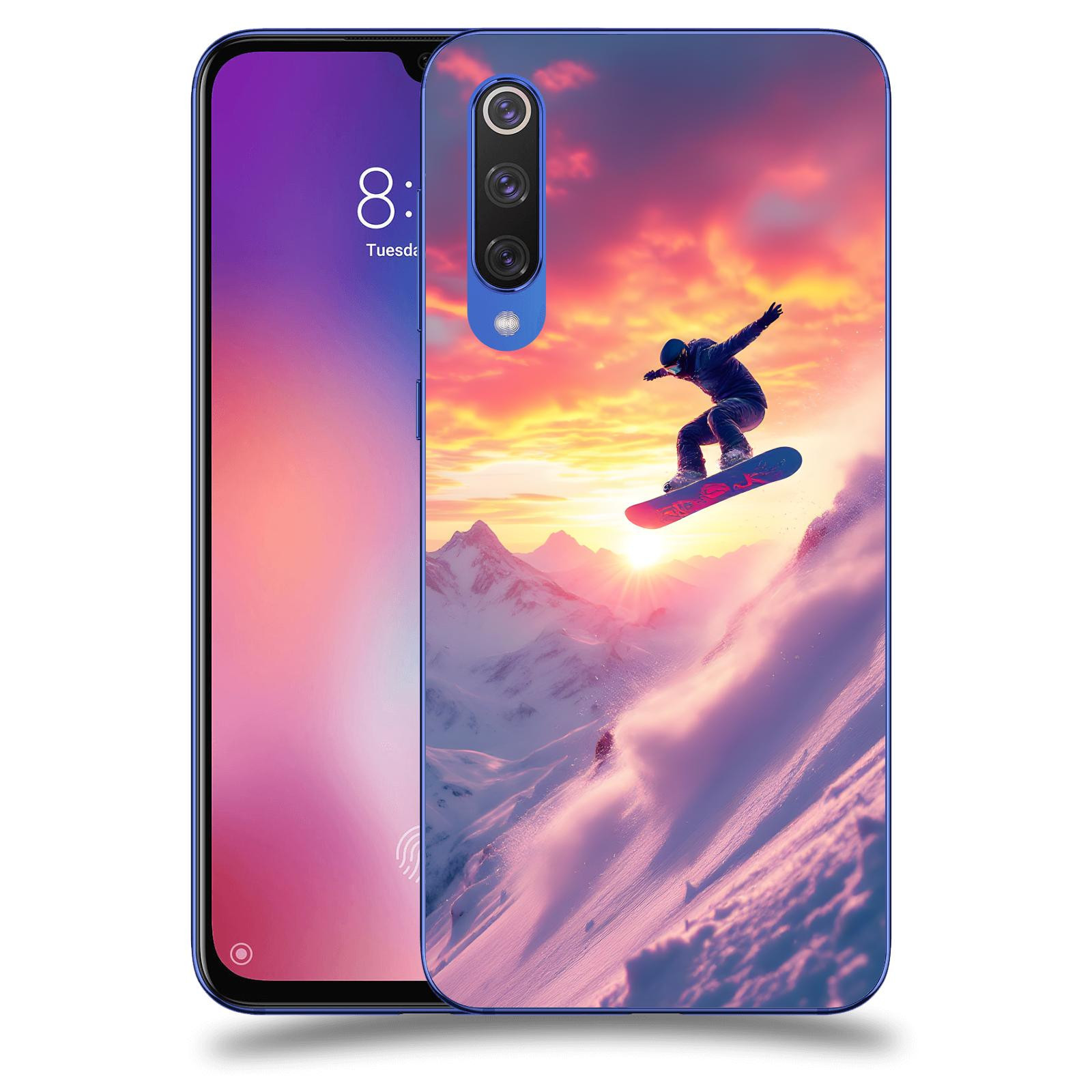 ACOVER Kryt na mobil Xiaomi Mi 9 SE - Snowboard