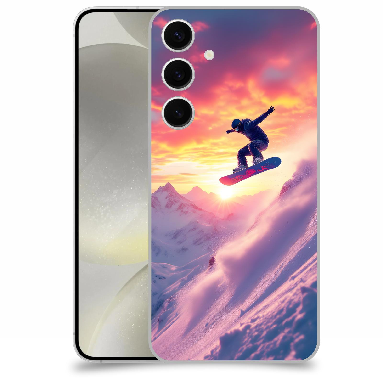 ACOVER Kryt na mobil Samsung Galaxy S24+ - Snowboard