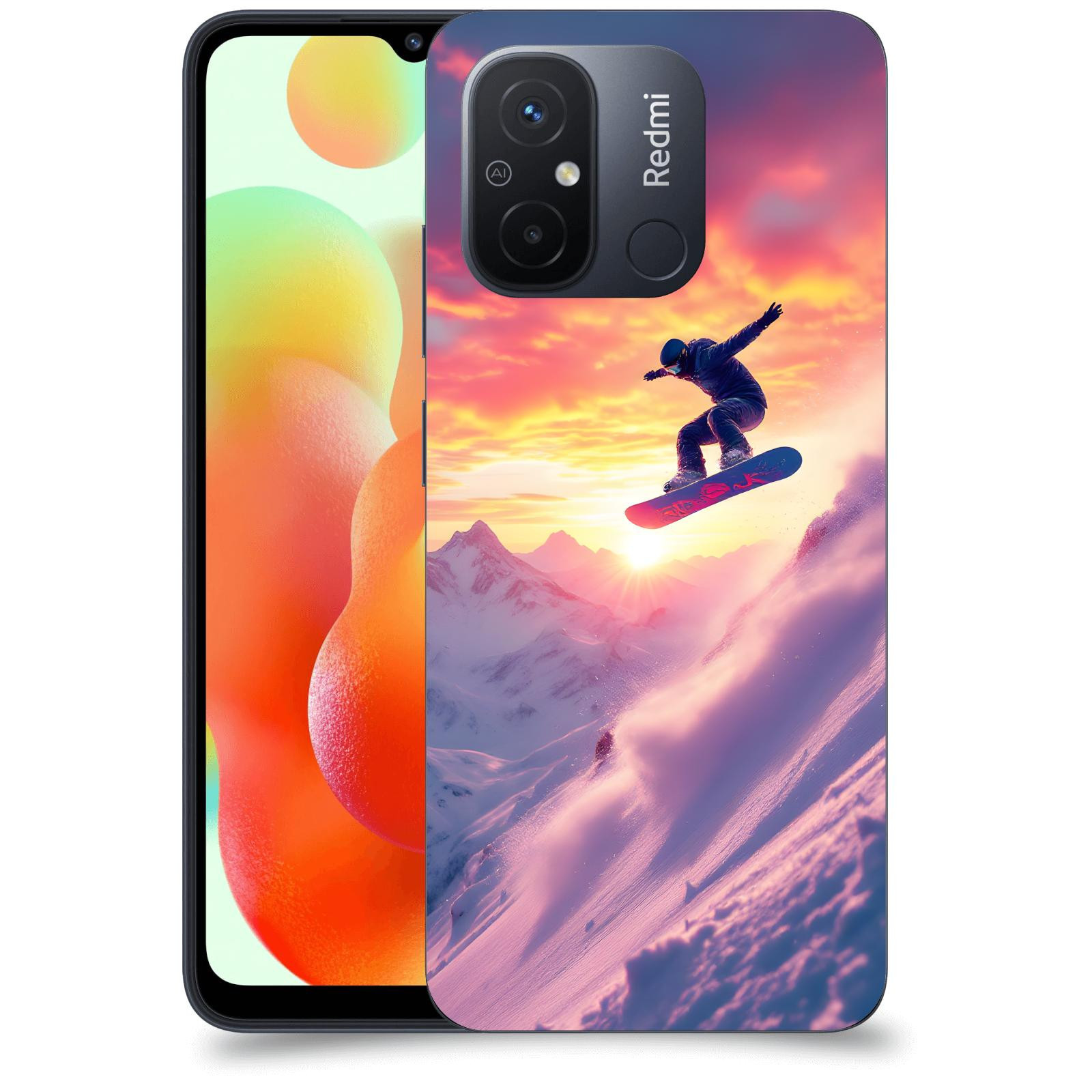 ACOVER Kryt na mobil Xiaomi Redmi 12C - Snowboard