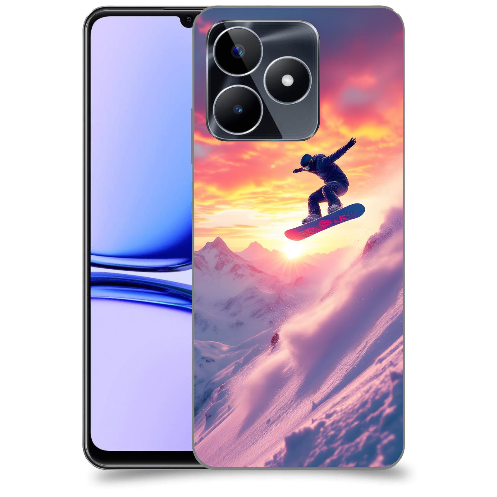 ACOVER Kryt na mobil Realme C53 - Snowboard