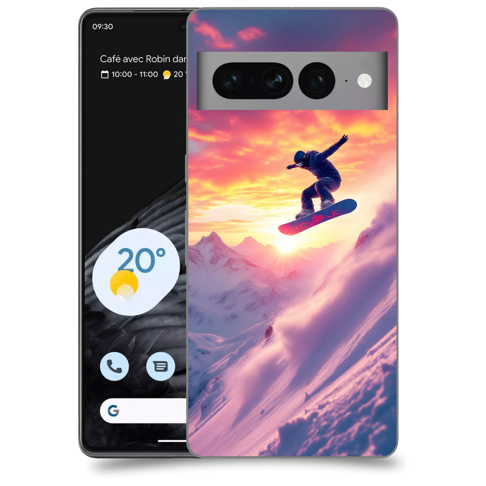 ACOVER Kryt na mobil Google pixel 7 pro - Snowboard