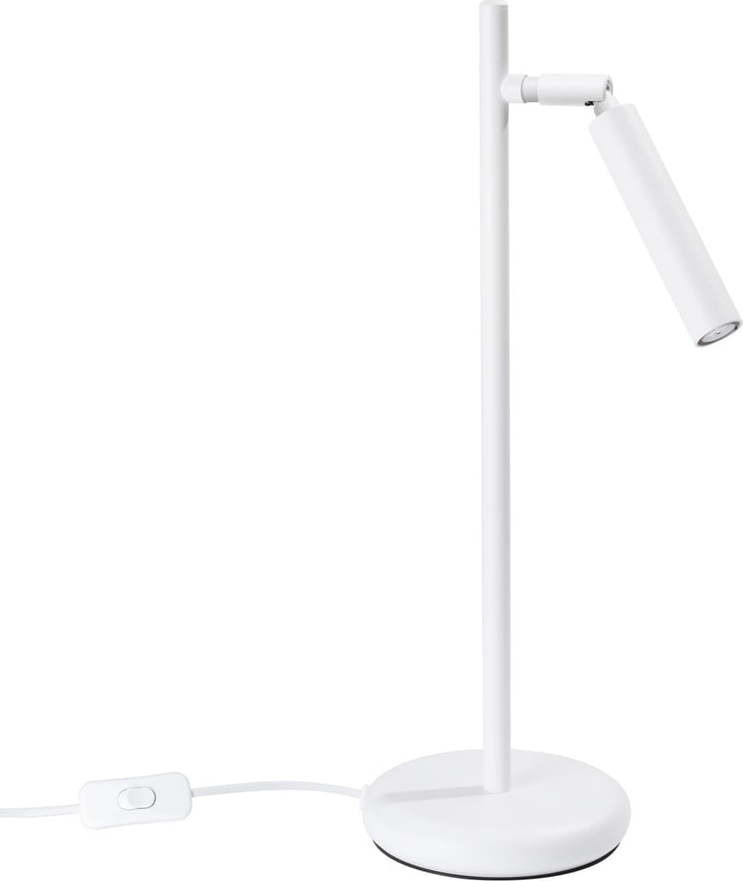 Bílá stolní lampa (výška 43 cm) Fideus – Nice Lamps