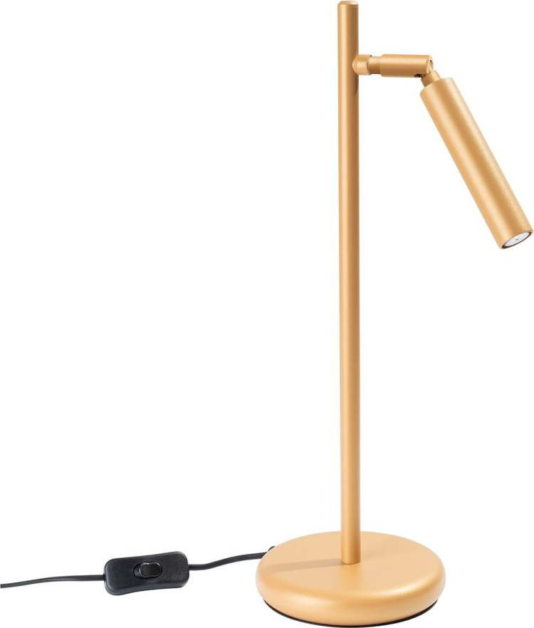 Stolní lampa ve zlaté barvě (výška 43 cm) Fideus – Nice Lamps