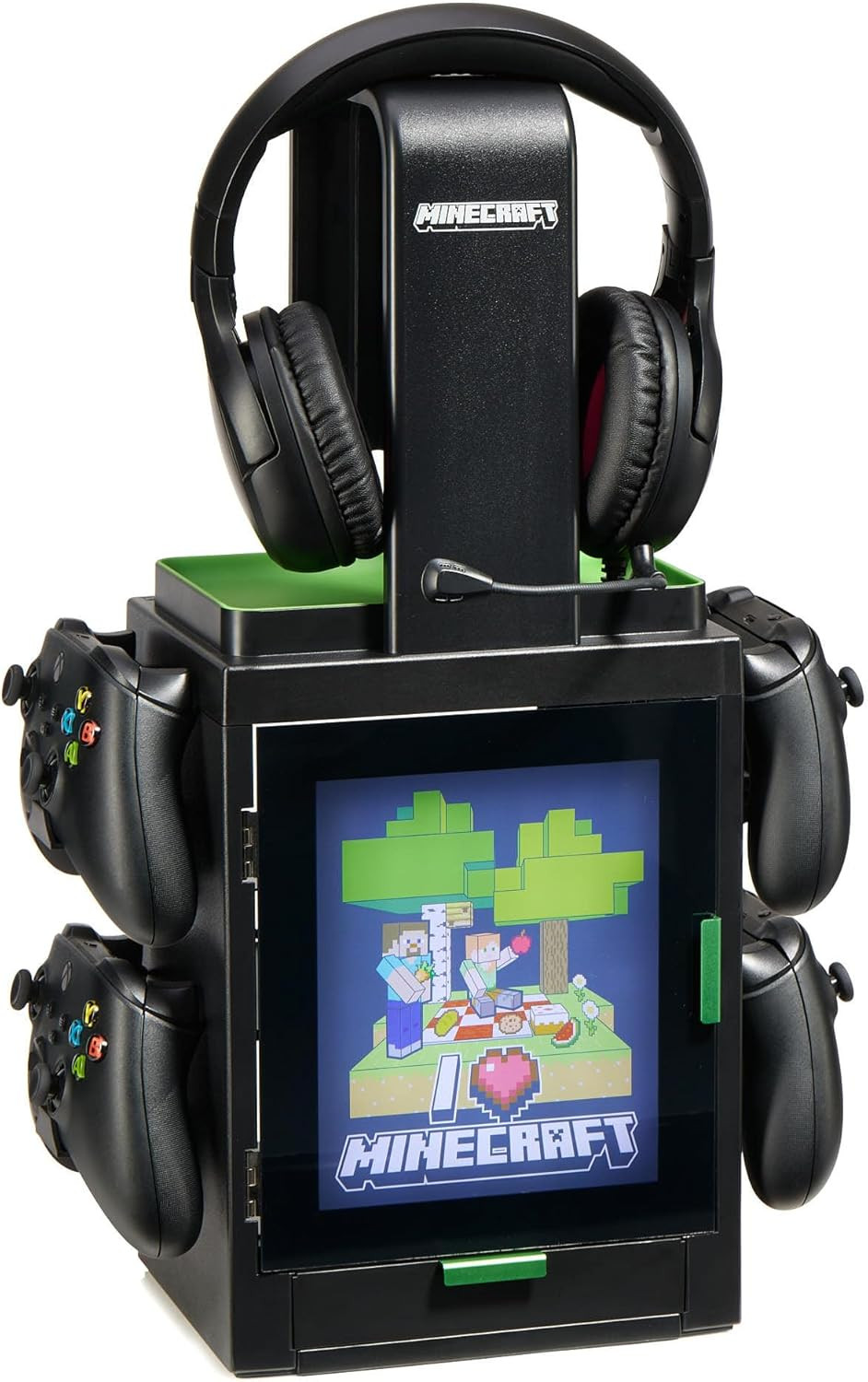 Herní držák Minecraft LED