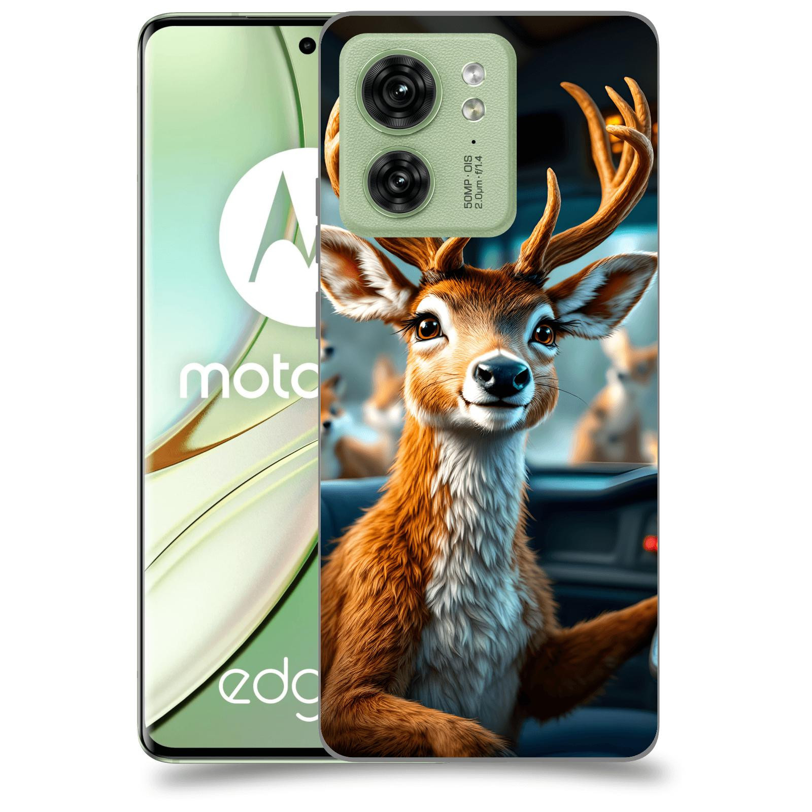 ACOVER Kryt na mobil Motorola EDGE 40 5G - Jelen