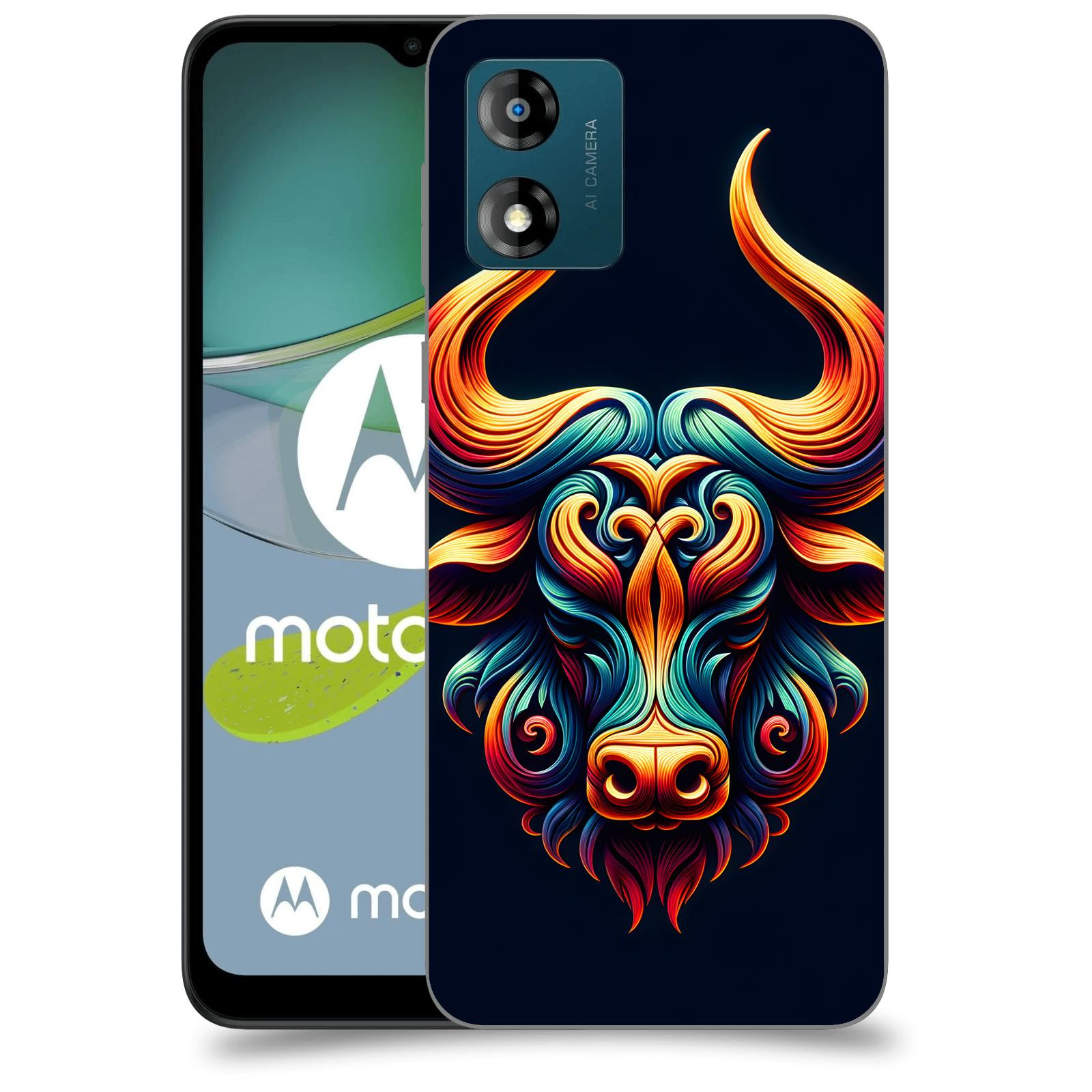 ACOVER Kryt na mobil Motorola Moto E13 - Býk