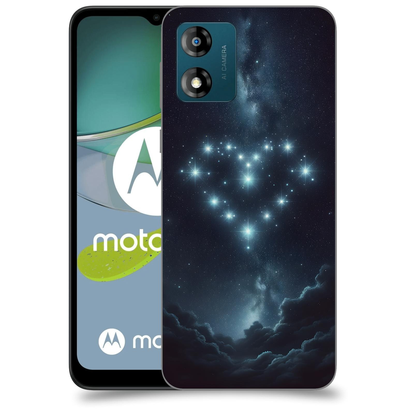 ACOVER Kryt na mobil Motorola Moto E13 - Love in the Sky