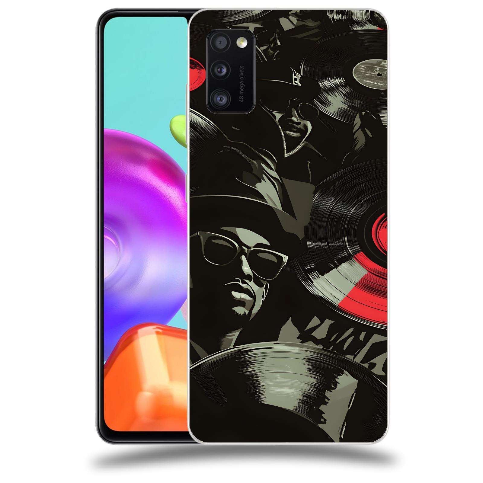 ACOVER Kryt na mobil Samsung Galaxy A41 A415F - Vinyl record 2