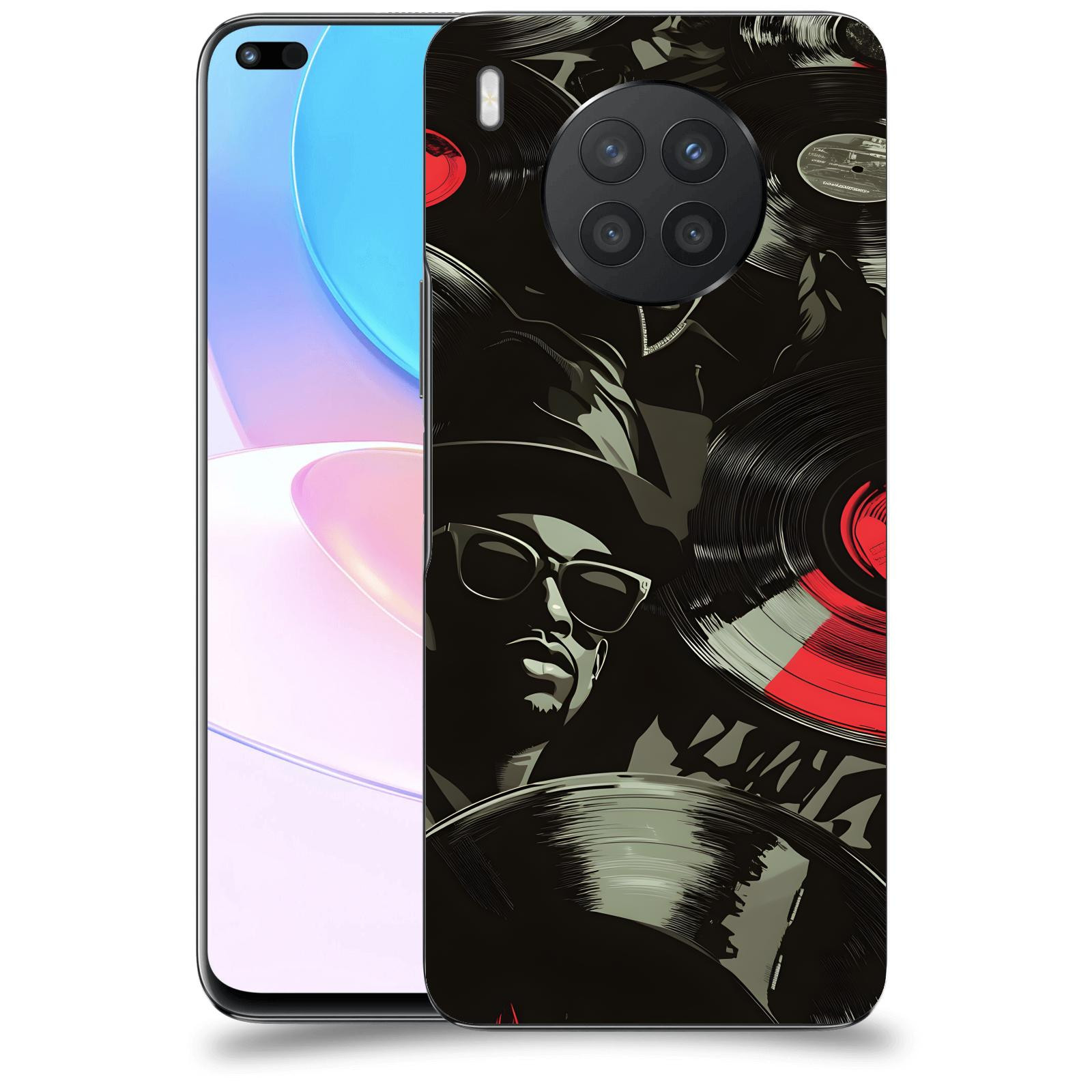 ACOVER Kryt na mobil Honor 50 Lite - Vinyl record 2