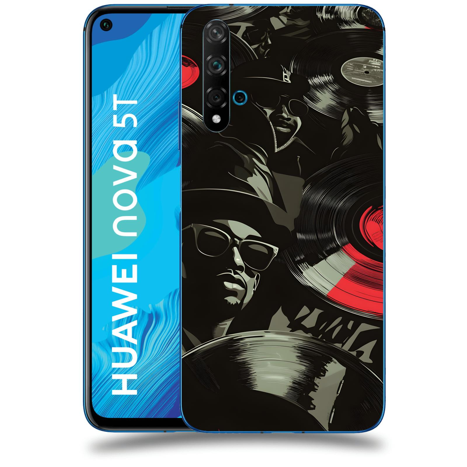 ACOVER Kryt na mobil Huawei Nova 5T - Vinyl record 2