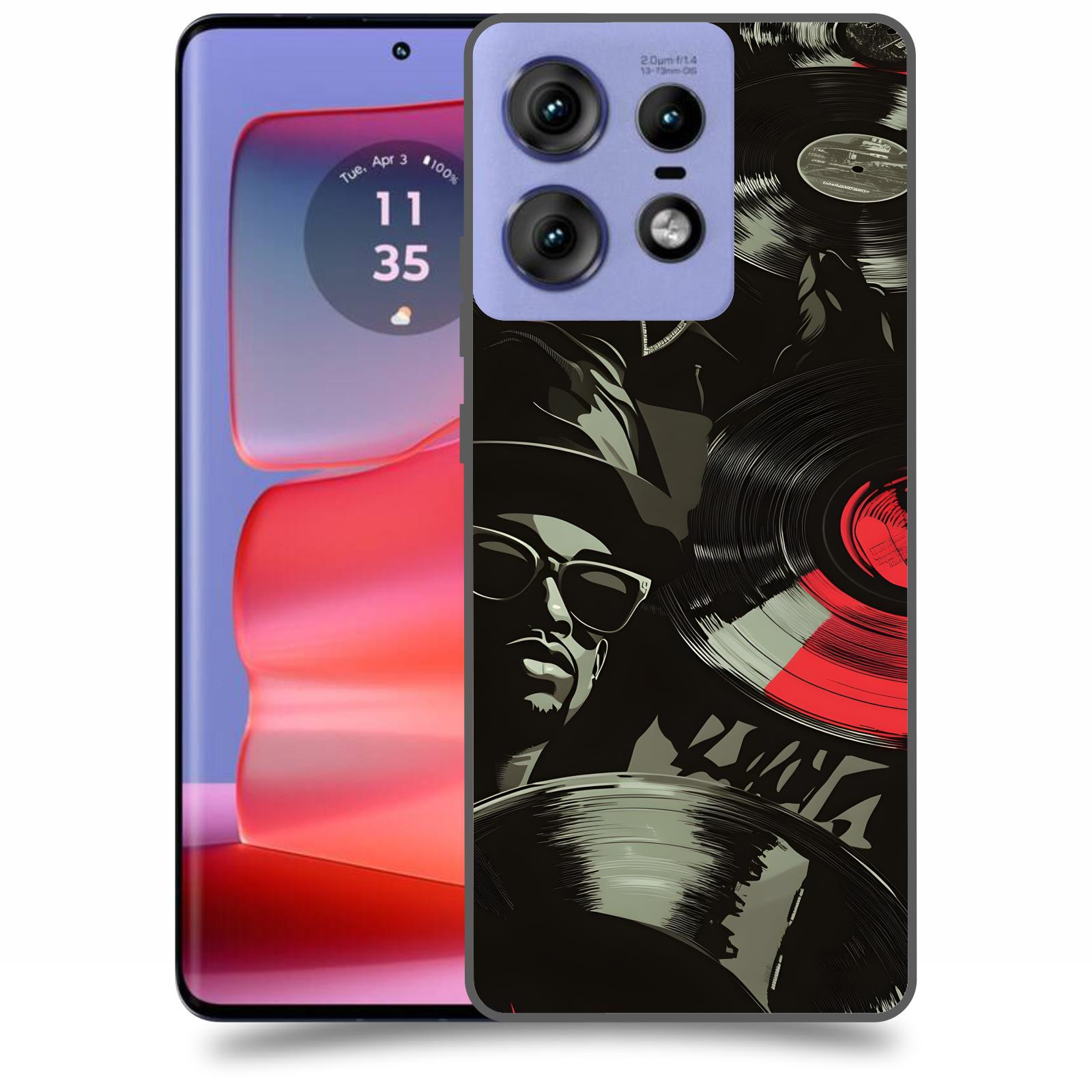 ACOVER Kryt na mobil Motorola Edge 50 Pro - Vinyl record 2