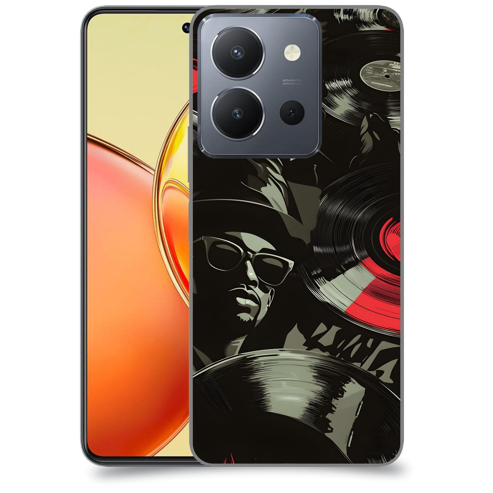ACOVER Kryt na mobil Vivo Y36 - Vinyl record 2