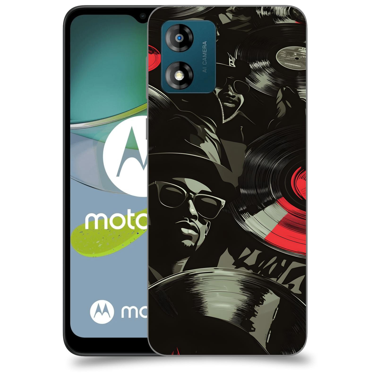 ACOVER Kryt na mobil Motorola Moto E13 - Vinyl record 2