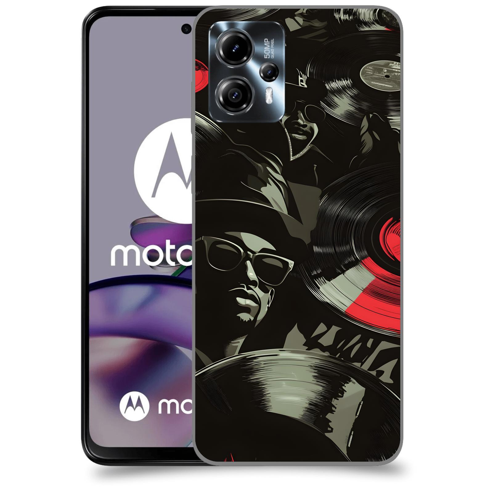 ACOVER Kryt na mobil Motorola Moto G13 - Vinyl record 2