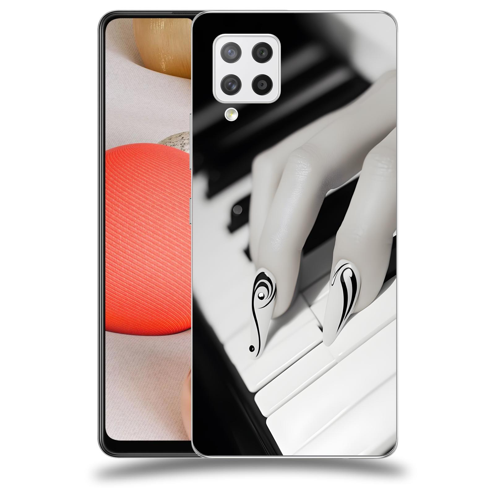 ACOVER Kryt na mobil Samsung Galaxy A42 A426B - Piano