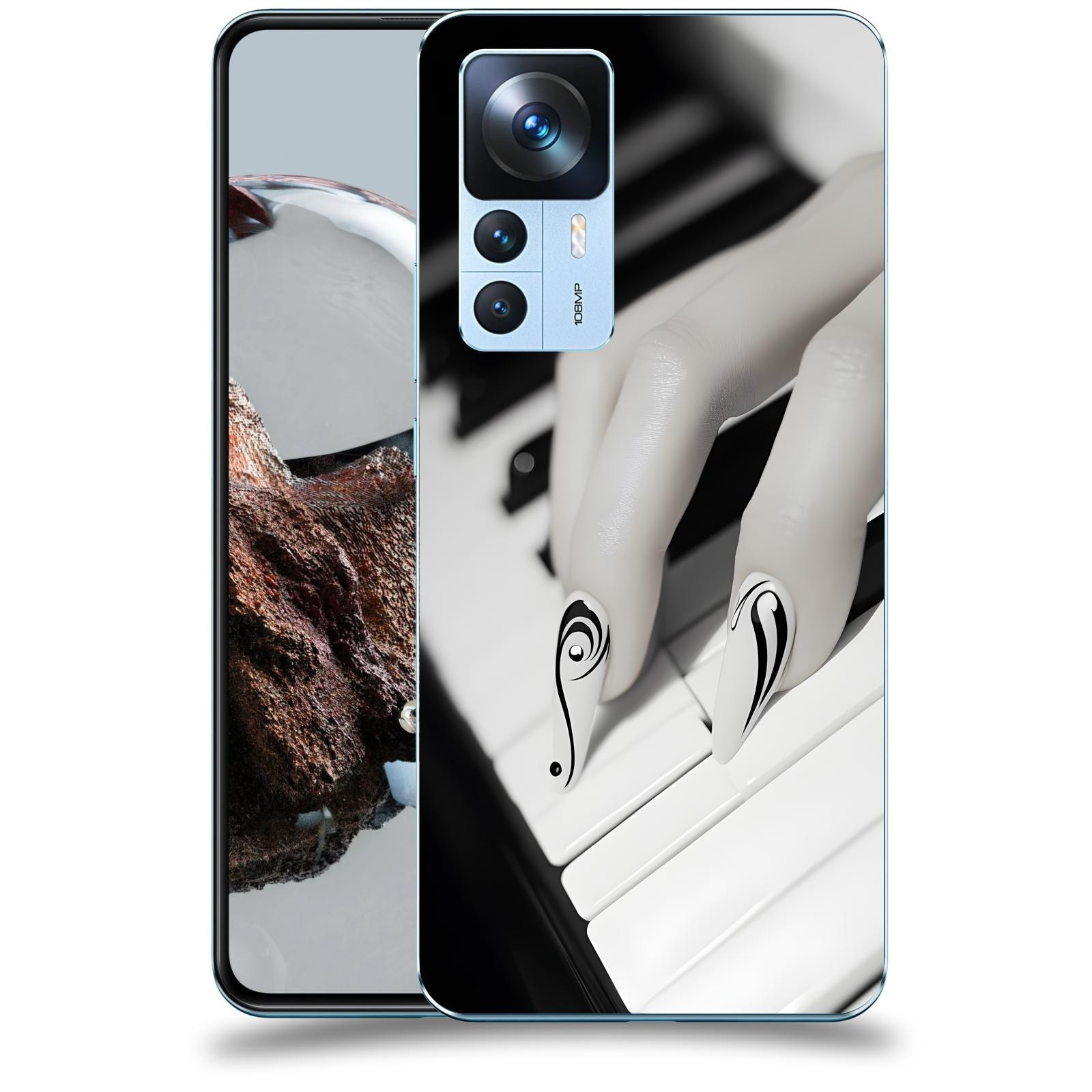 ACOVER Kryt na mobil Xiaomi 12T - Piano