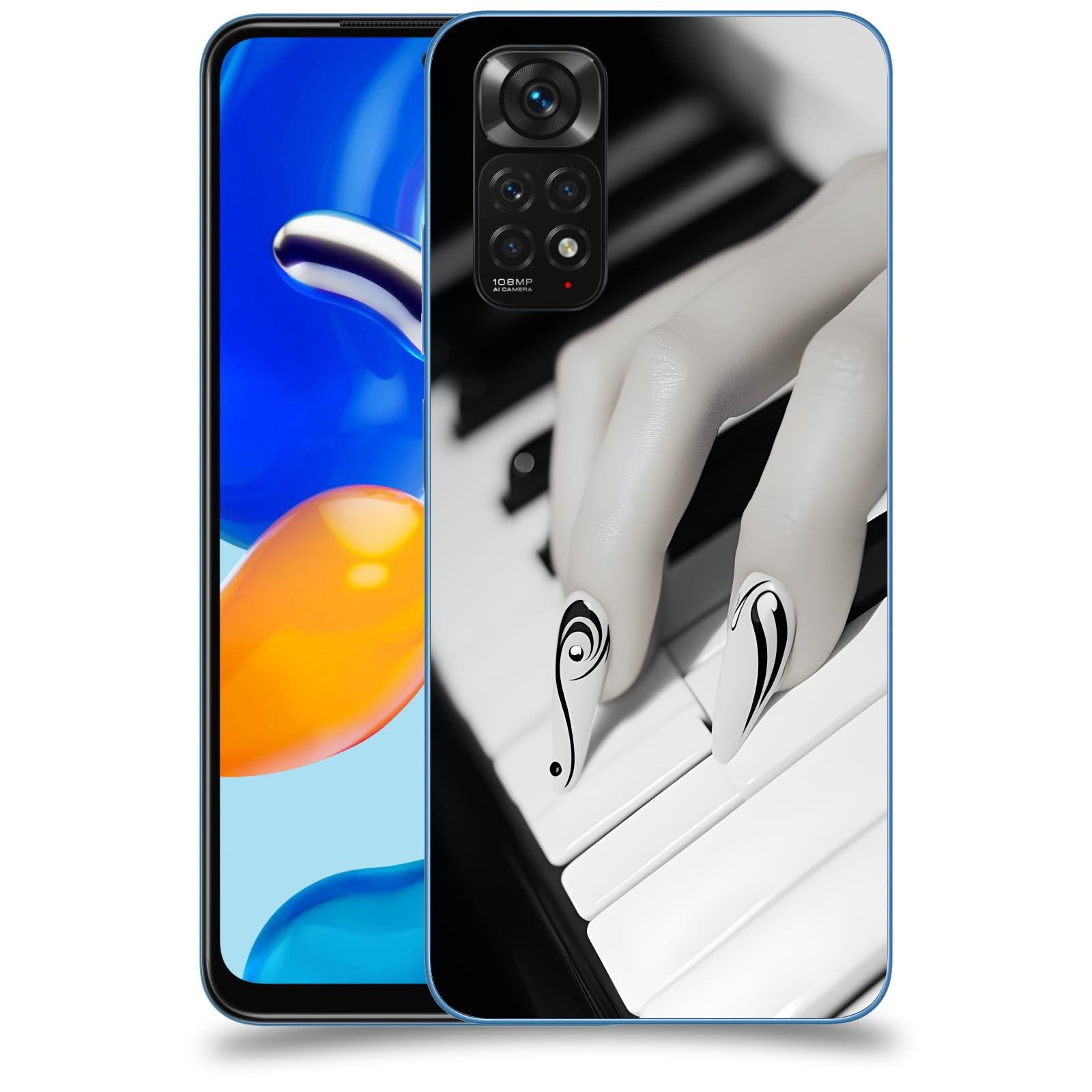 ACOVER Kryt na mobil Xiaomi Redmi Note 11S - Piano