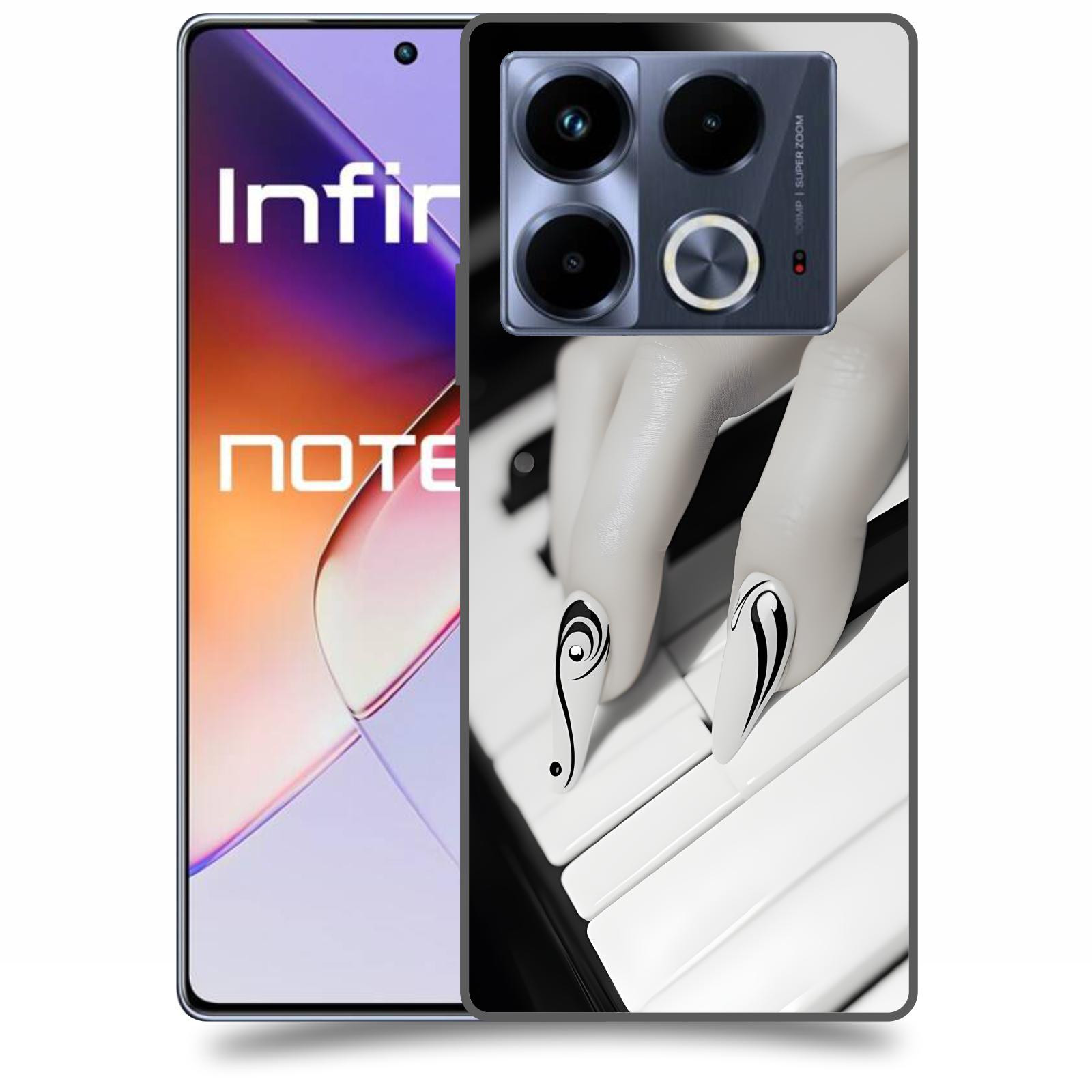 ACOVER Kryt na mobil Infinix Note 40 - Piano