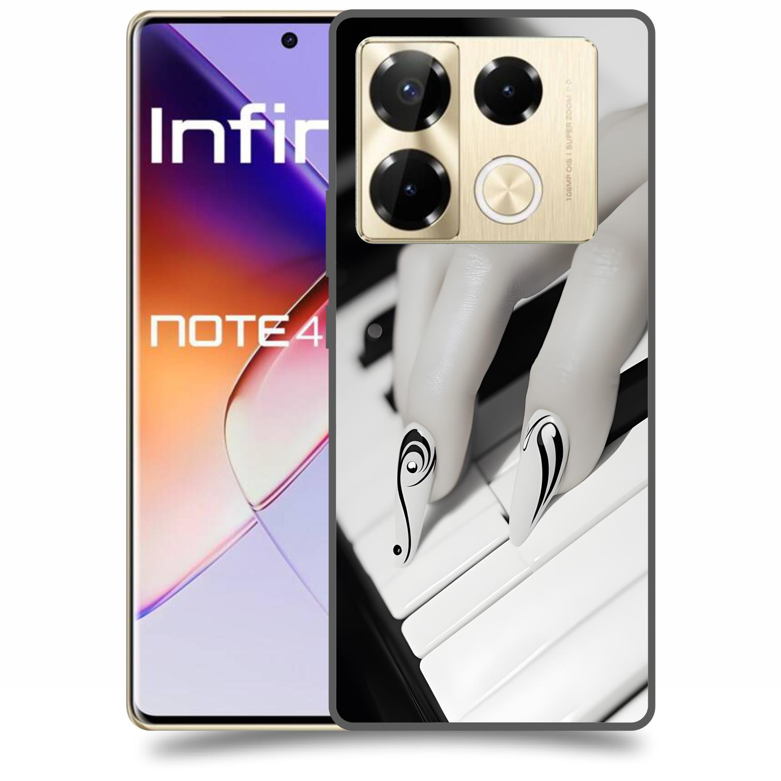 ACOVER Kryt na mobil Infinix Note 40 PRO - Piano