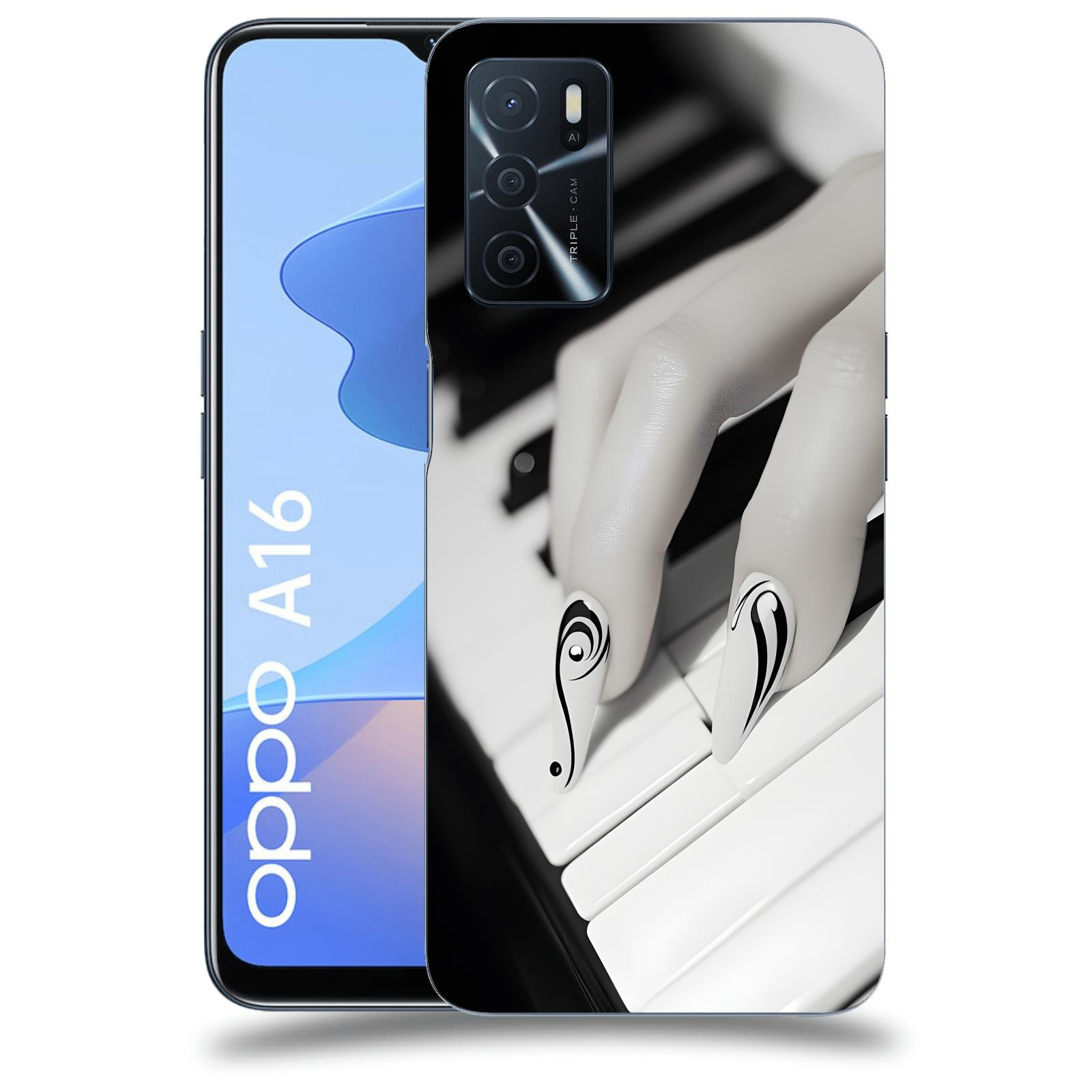 ACOVER Kryt na mobil OPPO A16 - Piano