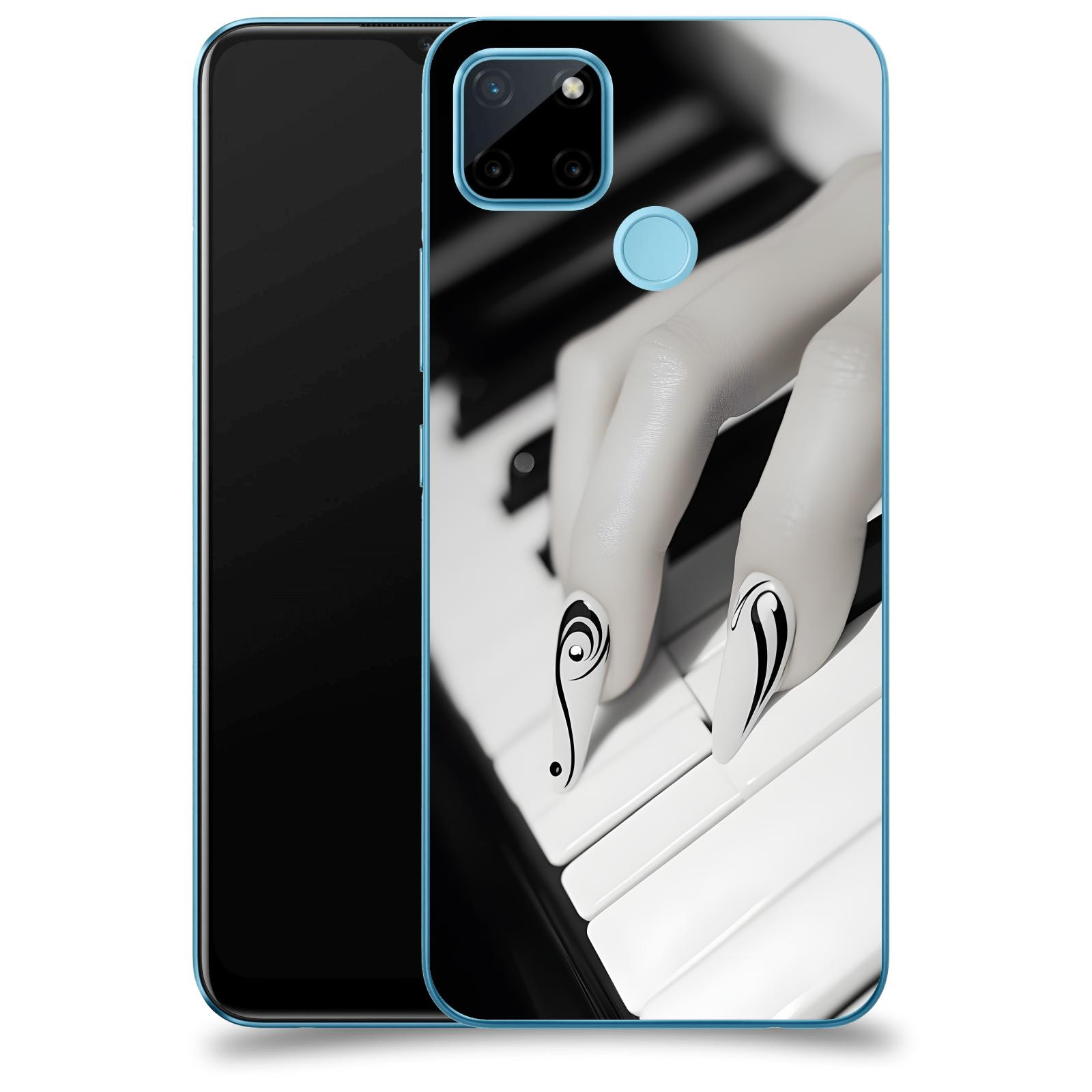 ACOVER Kryt na mobil Realme C21Y - Piano