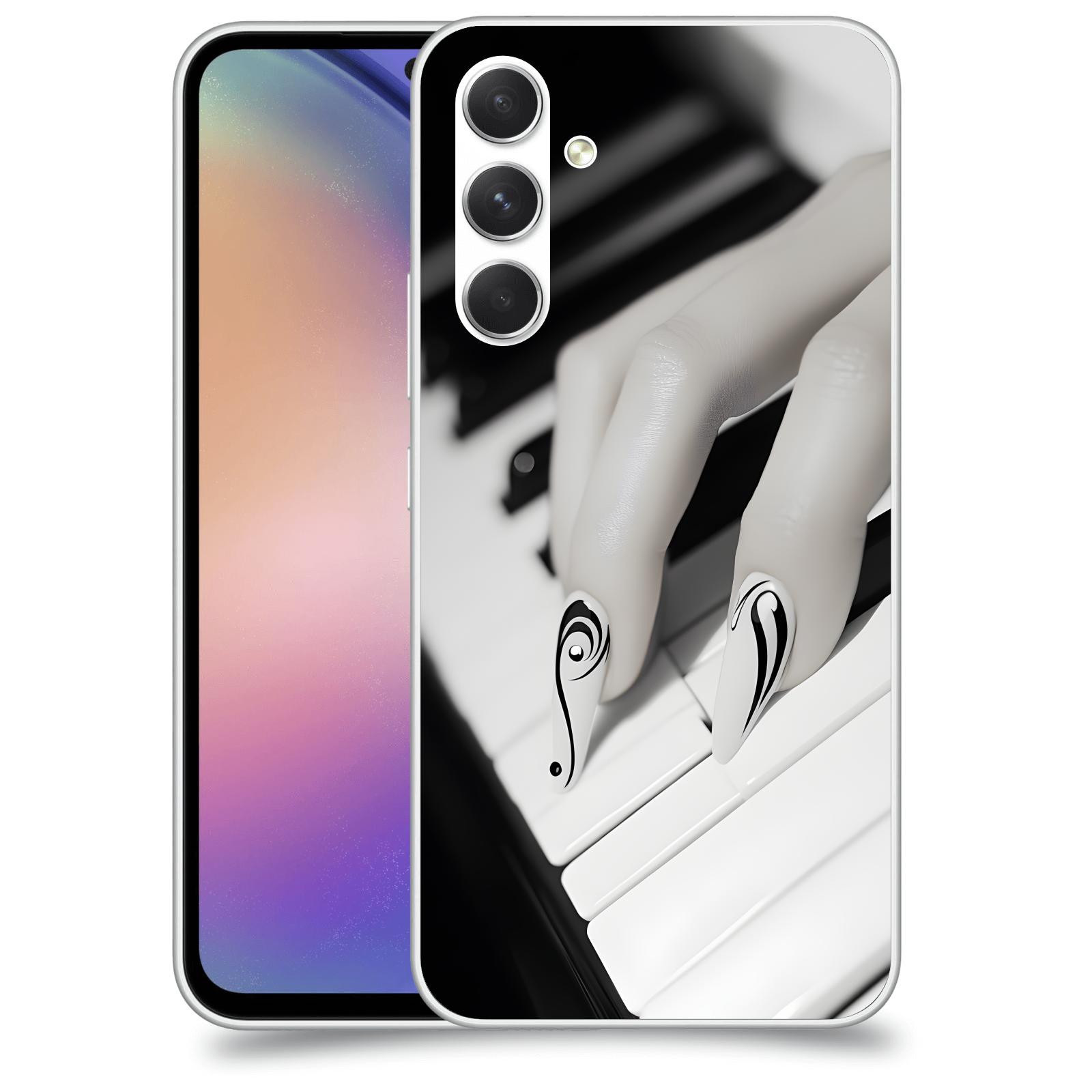 ACOVER Kryt na mobil Samsung Galaxy M54 5G - Piano