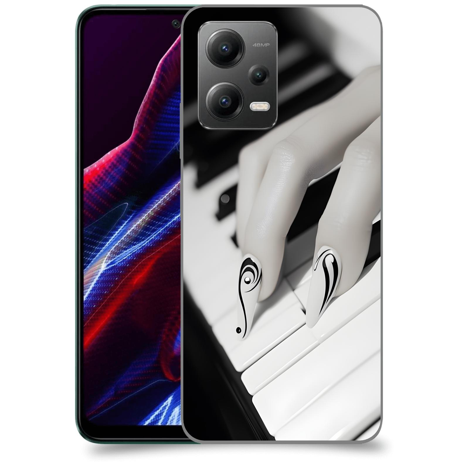 ACOVER Kryt na mobil Xiaomi Poco X5 - Piano