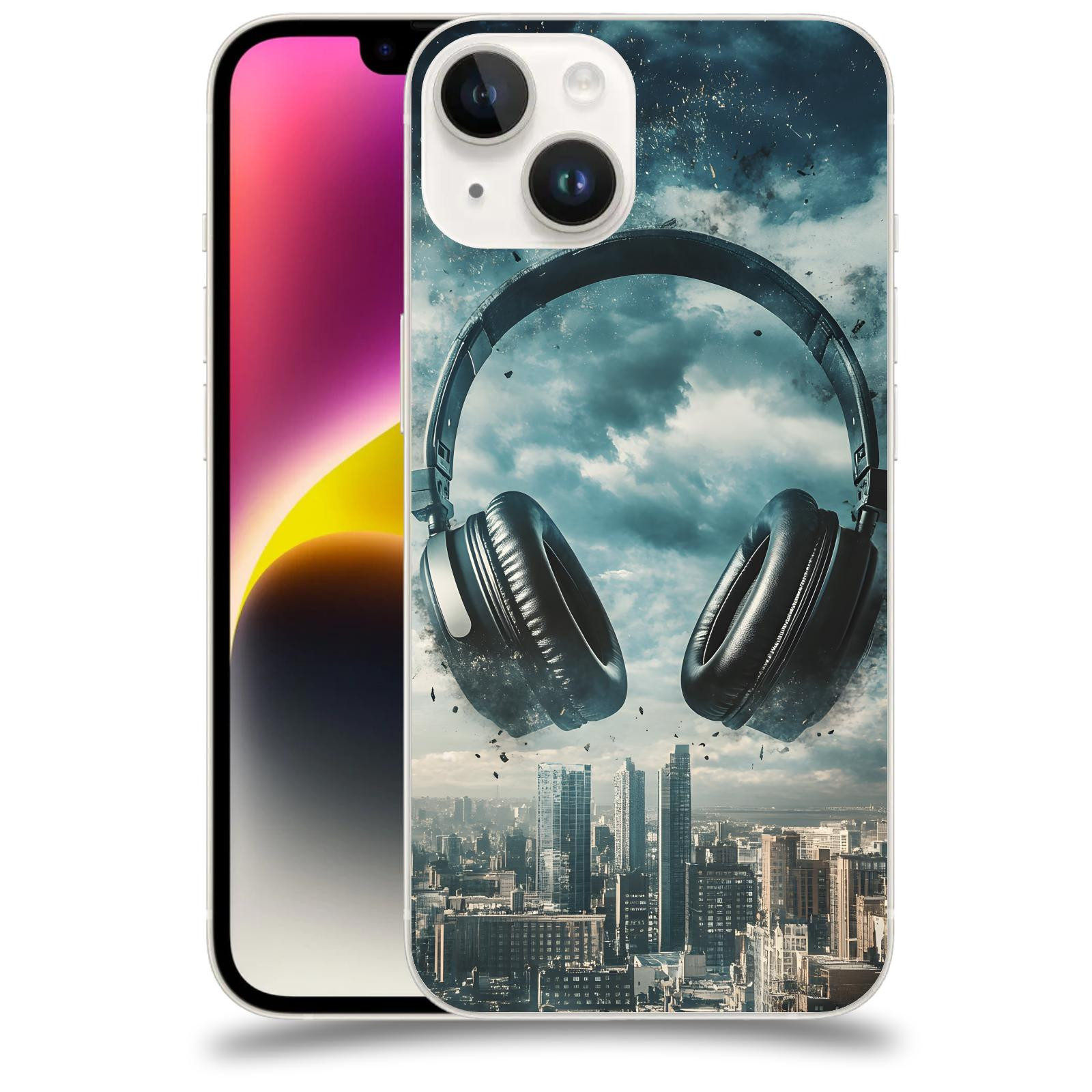 ACOVER Kryt na mobil Apple iPhone 14 - Sluchátka