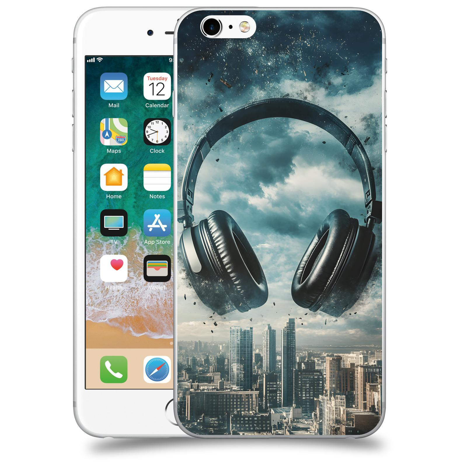 ACOVER Kryt na mobil Apple iPhone 6 Plus/6S Plus - Sluchátka