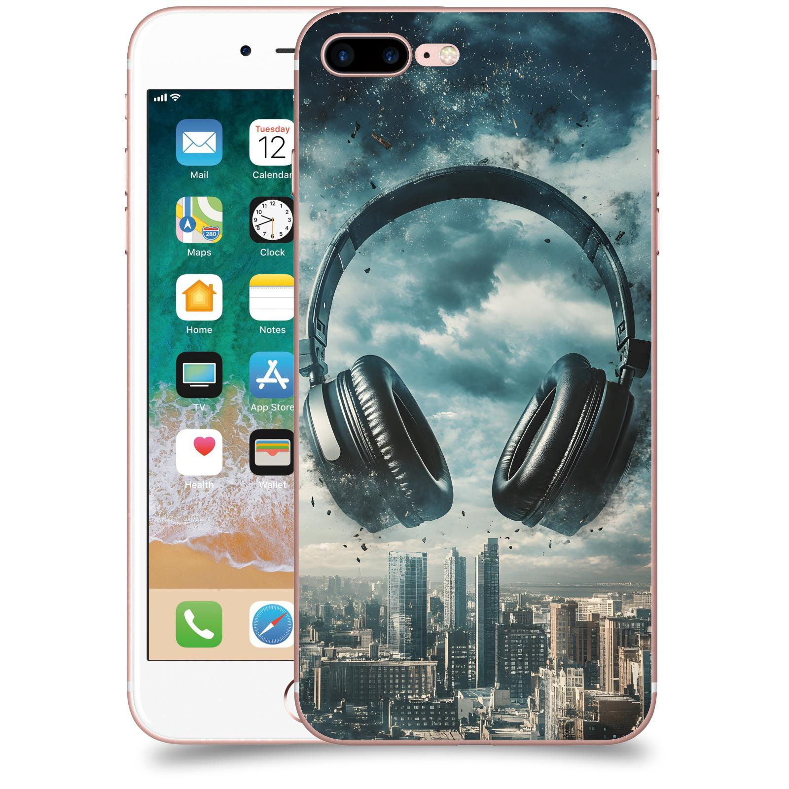 ACOVER Kryt na mobil Apple iPhone 7 Plus - Sluchátka