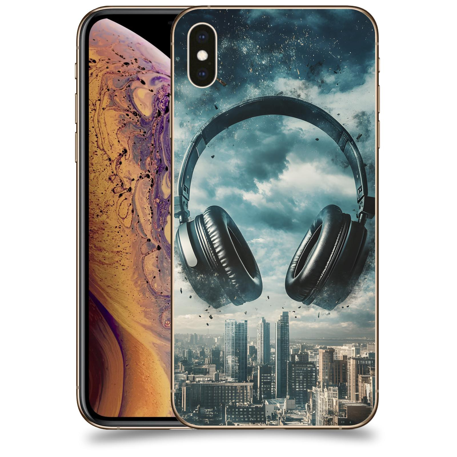 ACOVER Kryt na mobil Apple iPhone XS Max - Sluchátka