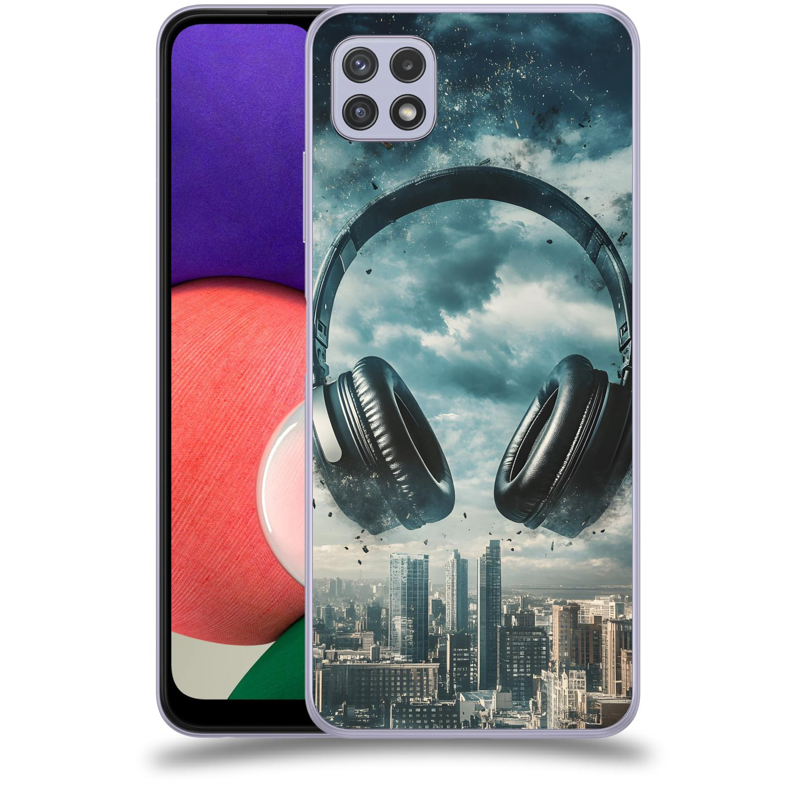 ACOVER Kryt na mobil Samsung Galaxy A22 5G A226B - Sluchátka