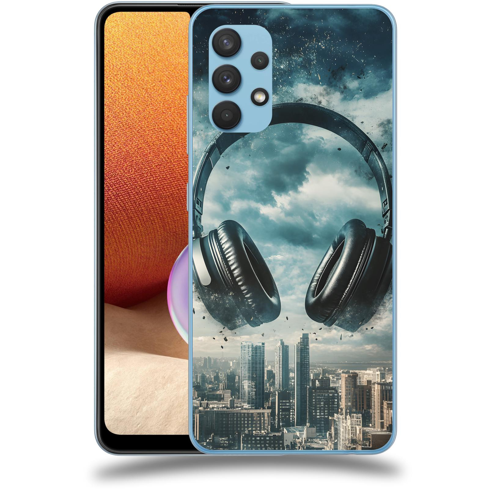 ACOVER Kryt na mobil Samsung Galaxy A32 4G SM-A325F - Sluchátka