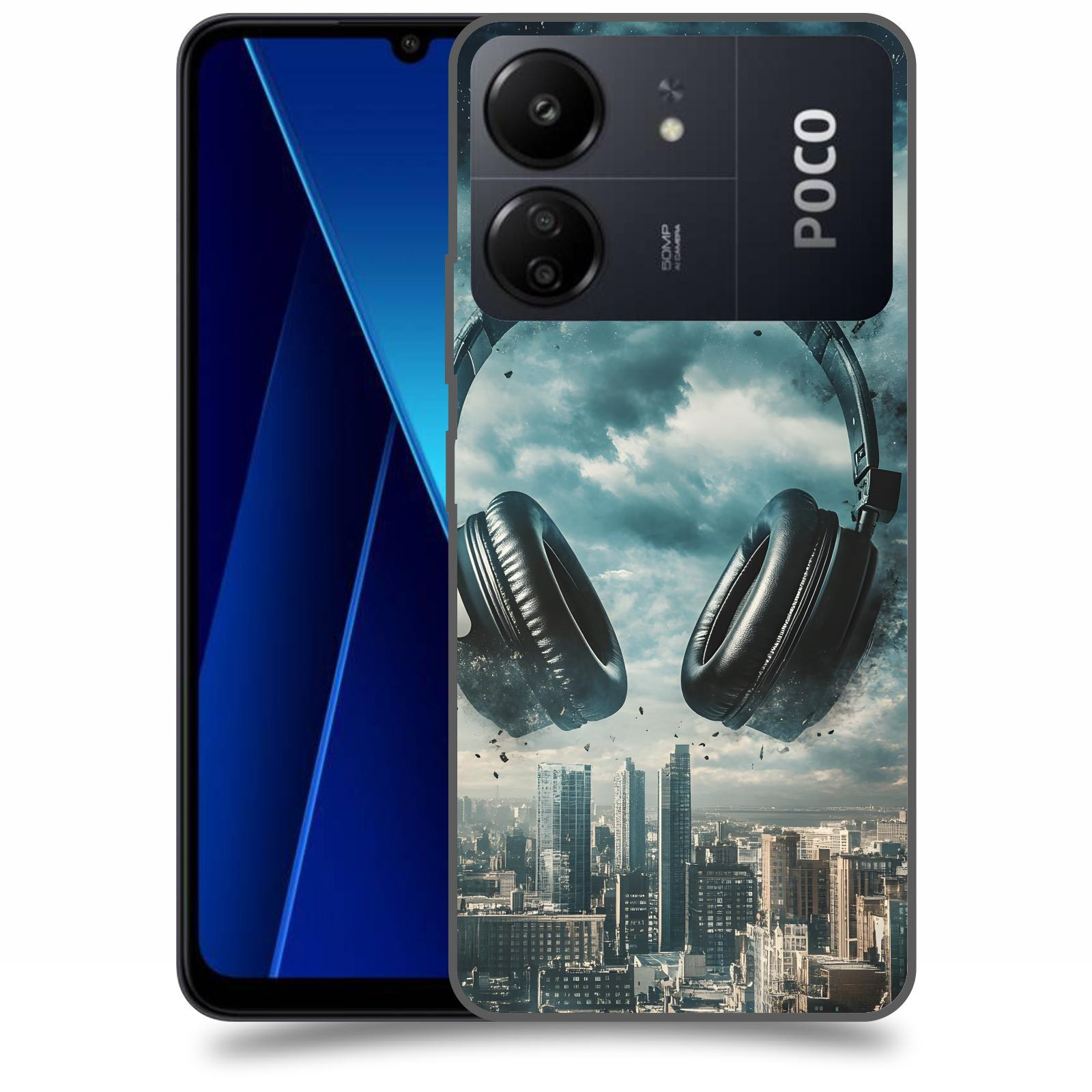 ACOVER Kryt na mobil Poco C65 - Sluchátka