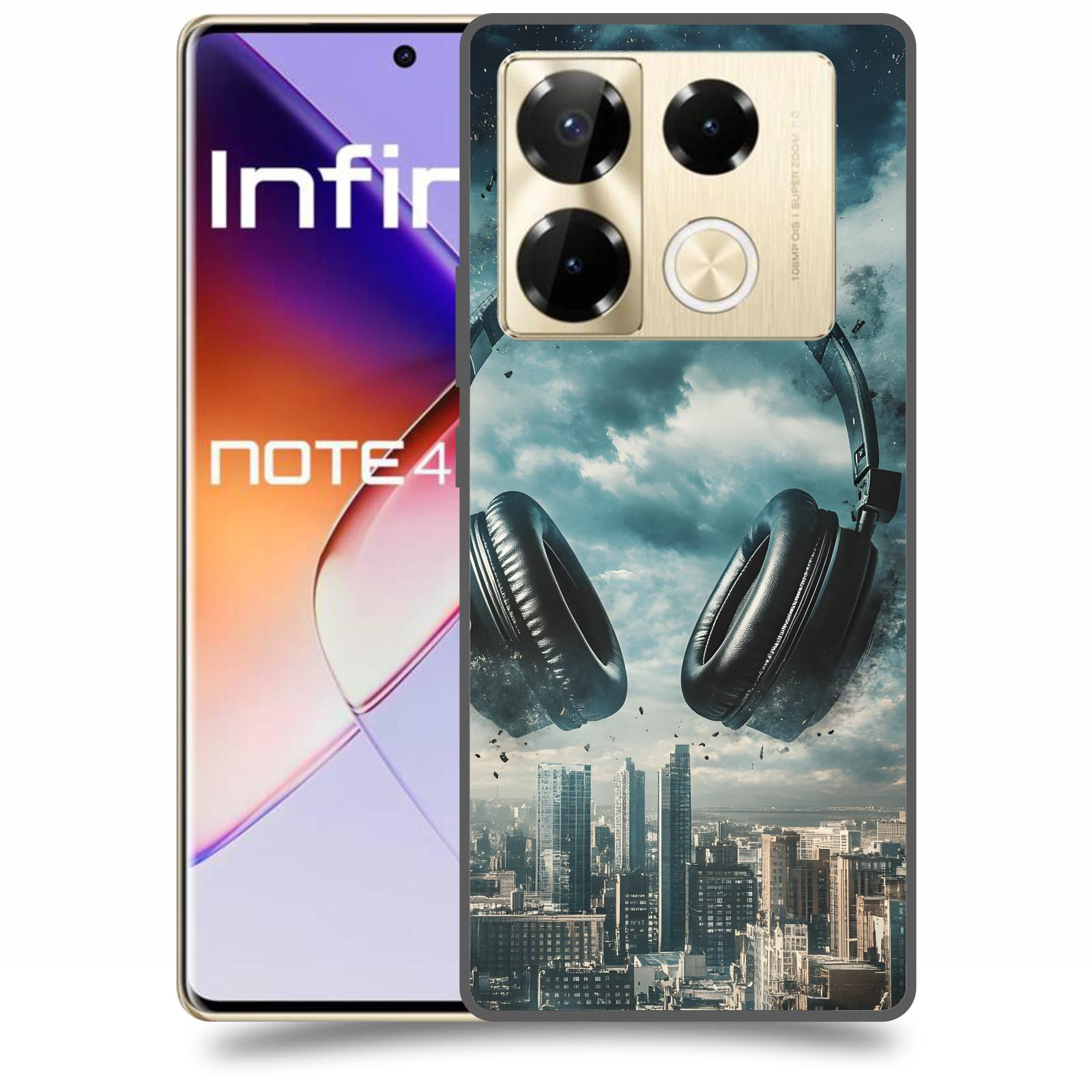 ACOVER Kryt na mobil Infinix Note 40 PRO - Sluchátka