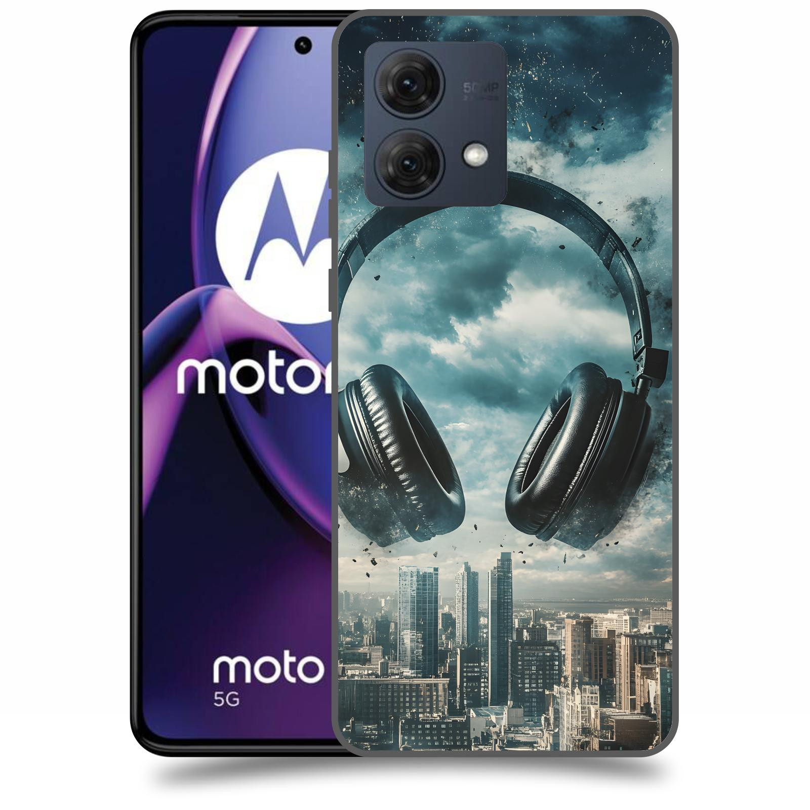 ACOVER Kryt na mobil Motorola Moto G84 5G - Sluchátka
