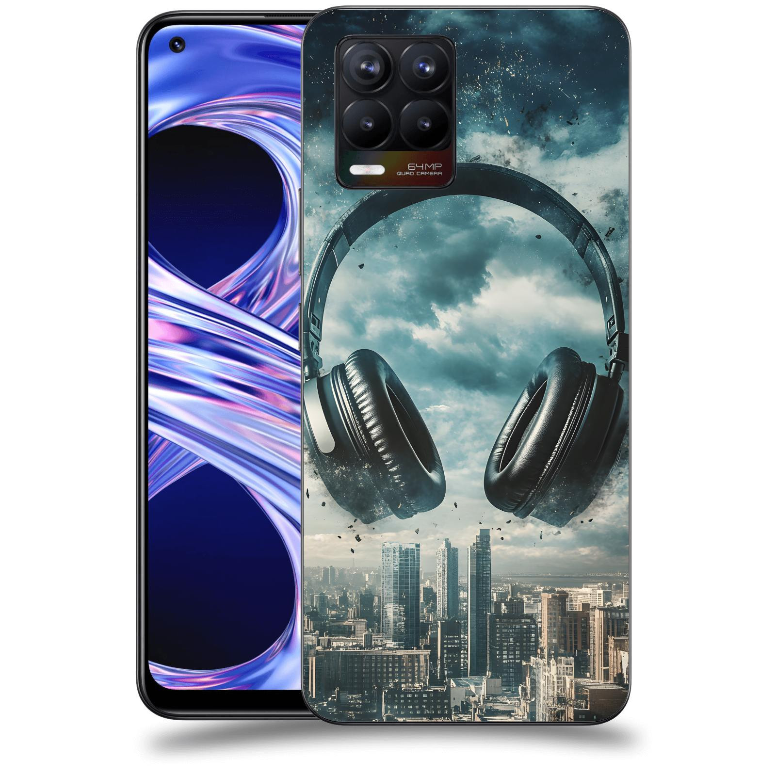 ACOVER Kryt na mobil Realme 8 - Sluchátka