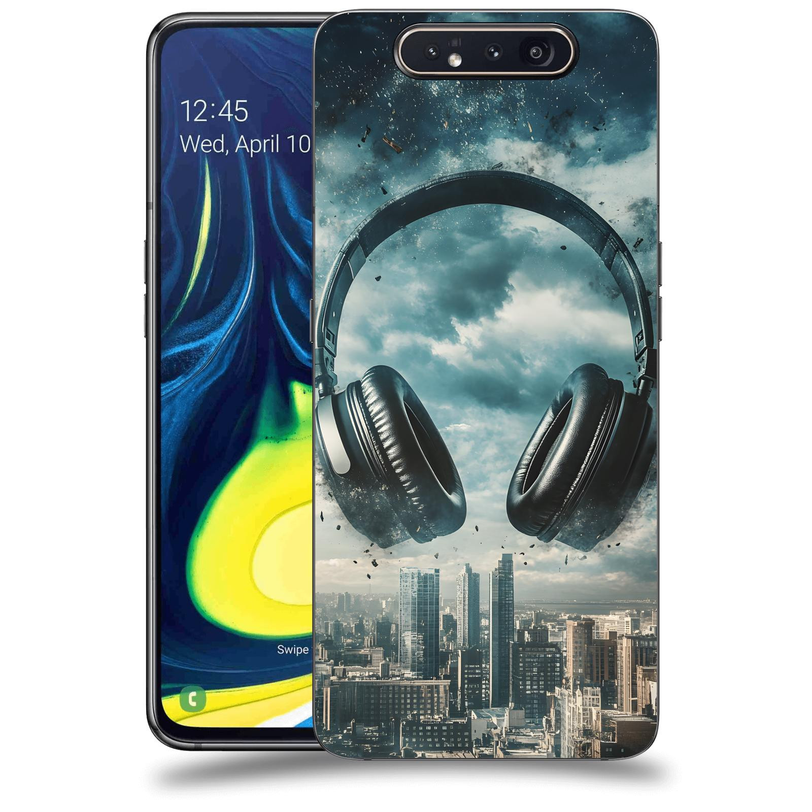 ACOVER Kryt na mobil Samsung Galaxy A80 A805F - Sluchátka