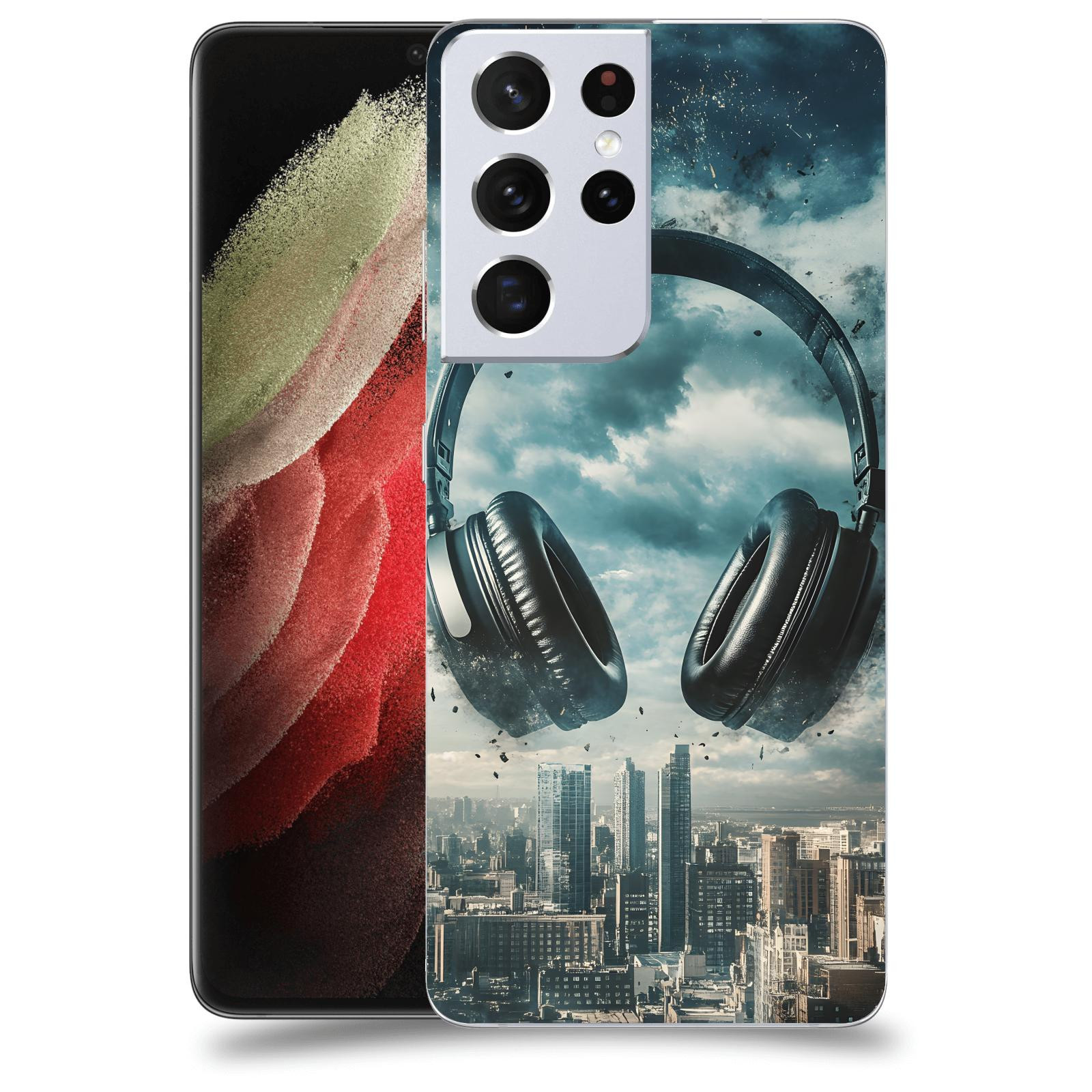 ACOVER Kryt na mobil Samsung Galaxy S21 Ultra 5G G998B - Sluchátka