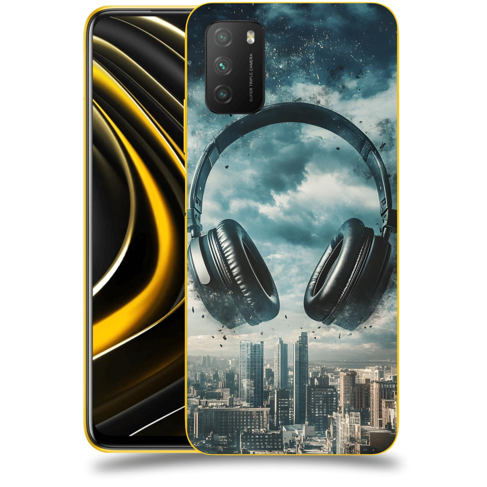 ACOVER Kryt na mobil Xiaomi Poco M3 - Sluchátka