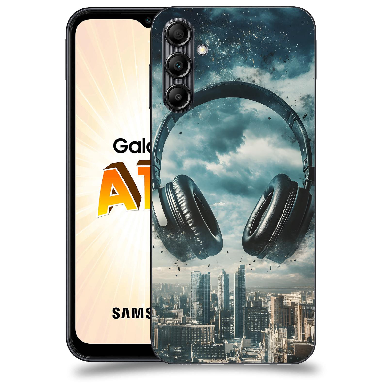 ACOVER Kryt na mobil Samsung Galaxy A14 LTE - Sluchátka
