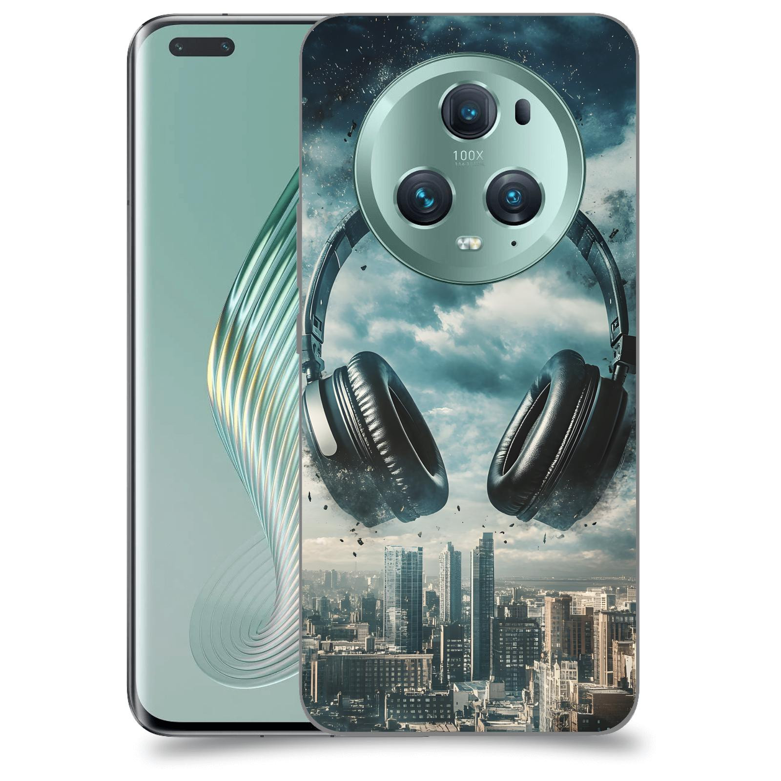 ACOVER Kryt na mobil Honor Magic5 Pro - Sluchátka