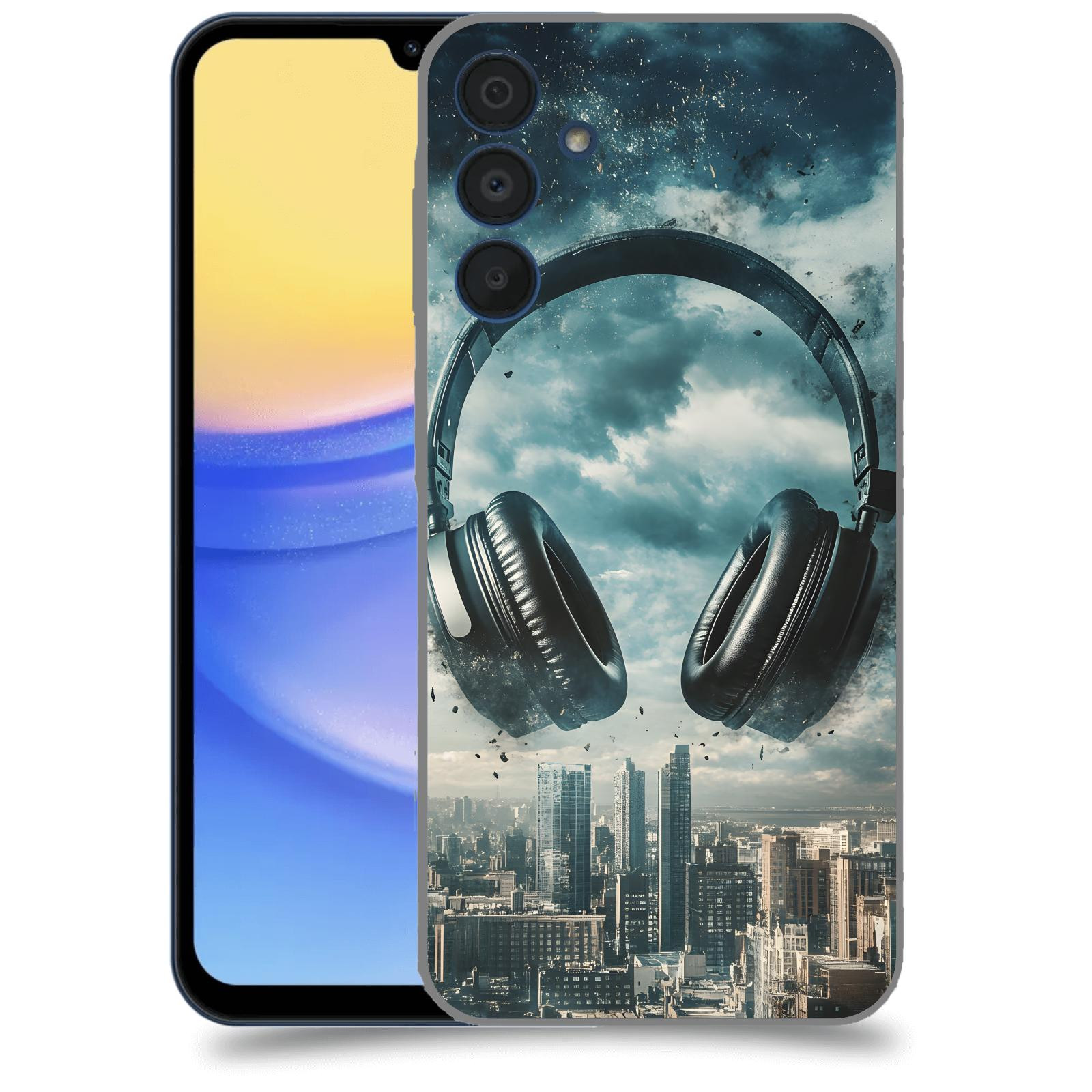 ACOVER Kryt na mobil Samsung Galaxy A15 5G - Sluchátka