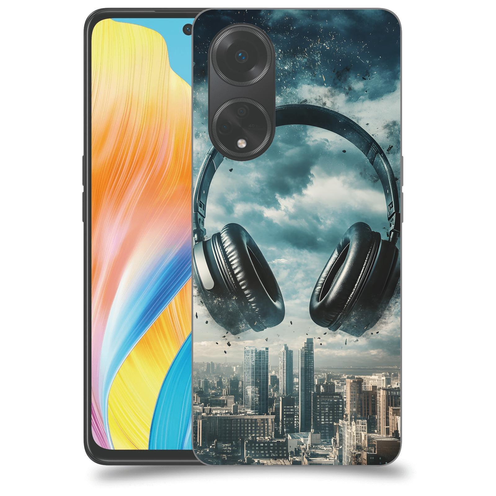 ACOVER Kryt na mobil OPPO A98 5G - Sluchátka