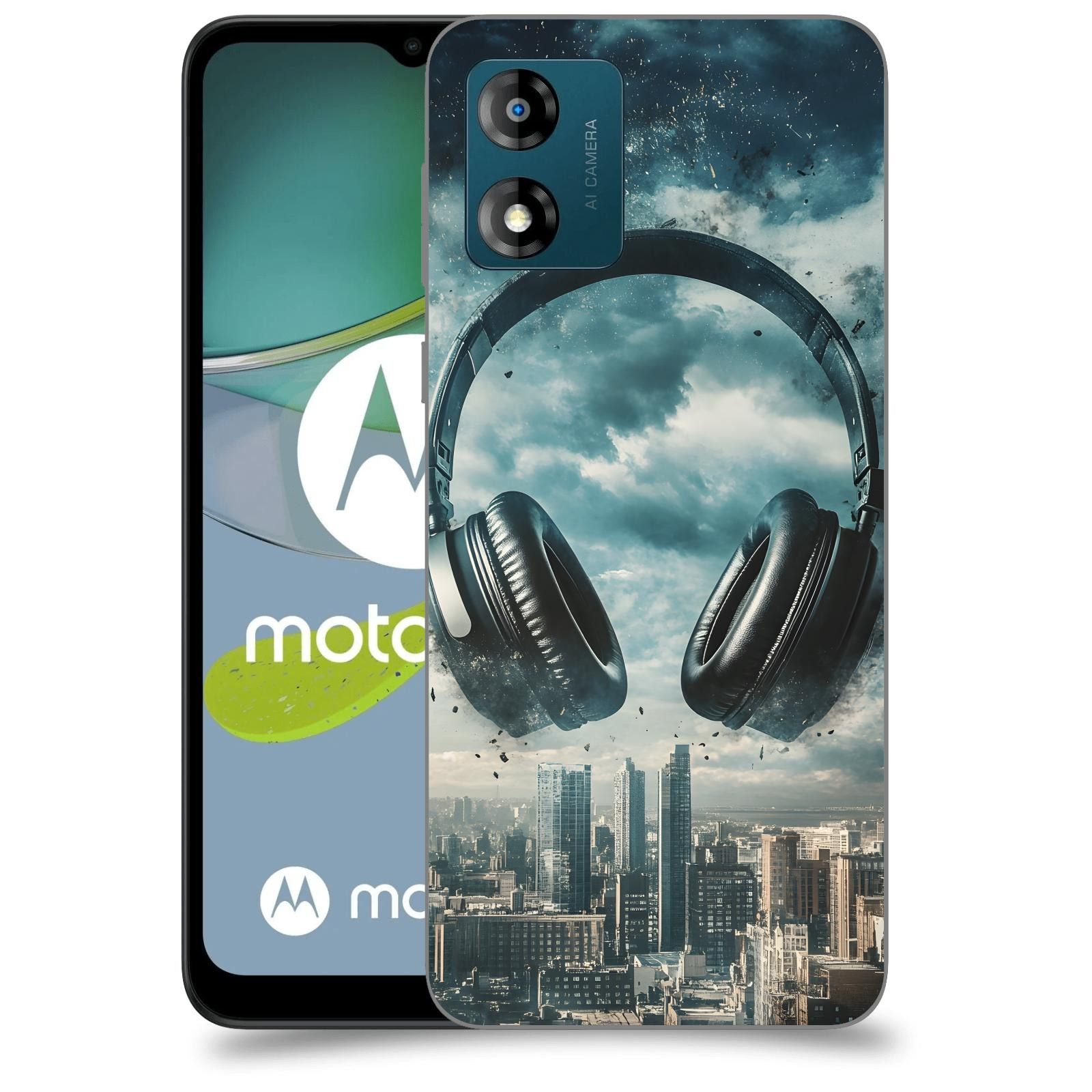 ACOVER Kryt na mobil Motorola Moto E13 - Sluchátka