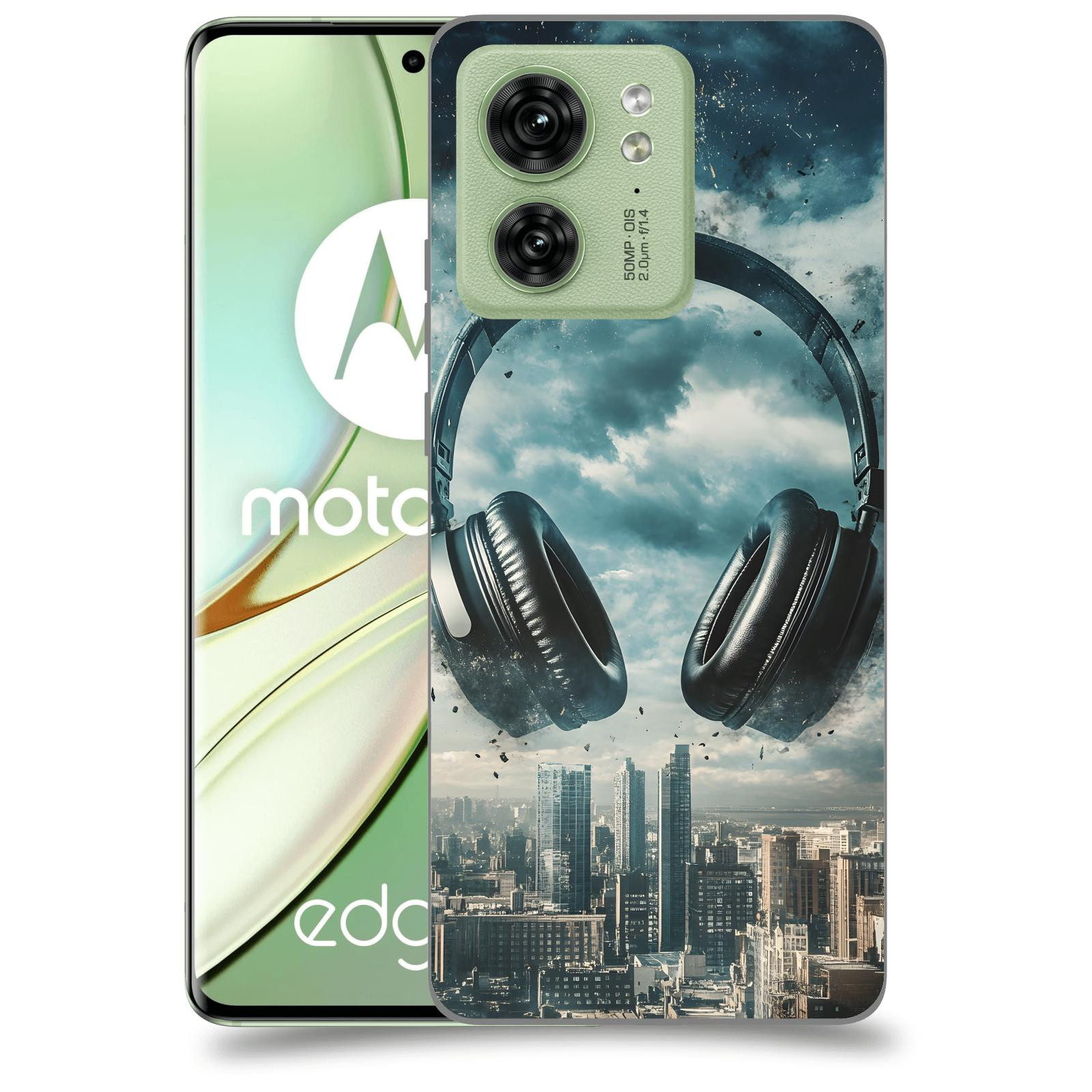 ACOVER Kryt na mobil Motorola EDGE 40 5G - Sluchátka