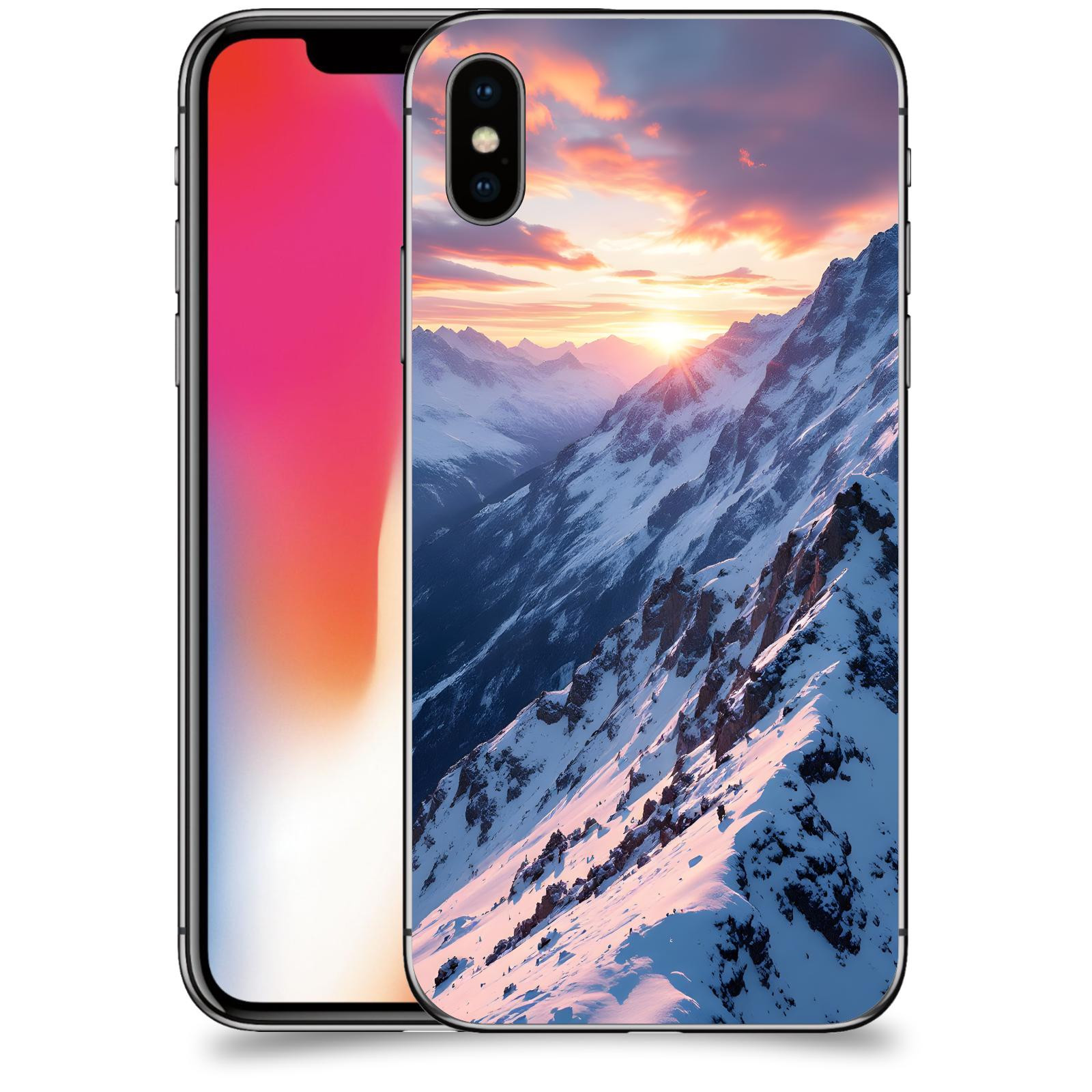 ACOVER Kryt na mobil Apple iPhone X/XS - Hory